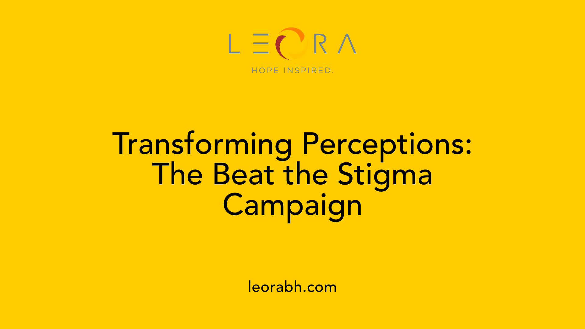 Transforming Perceptions: The Beat the Stigma Campaign