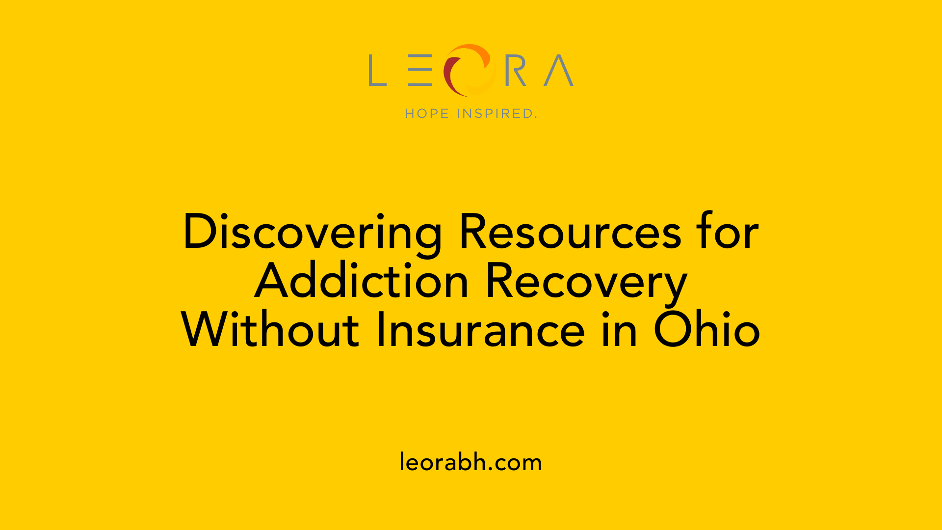 Discovering Resources for Addiction Recovery Without Insurance in Ohio
