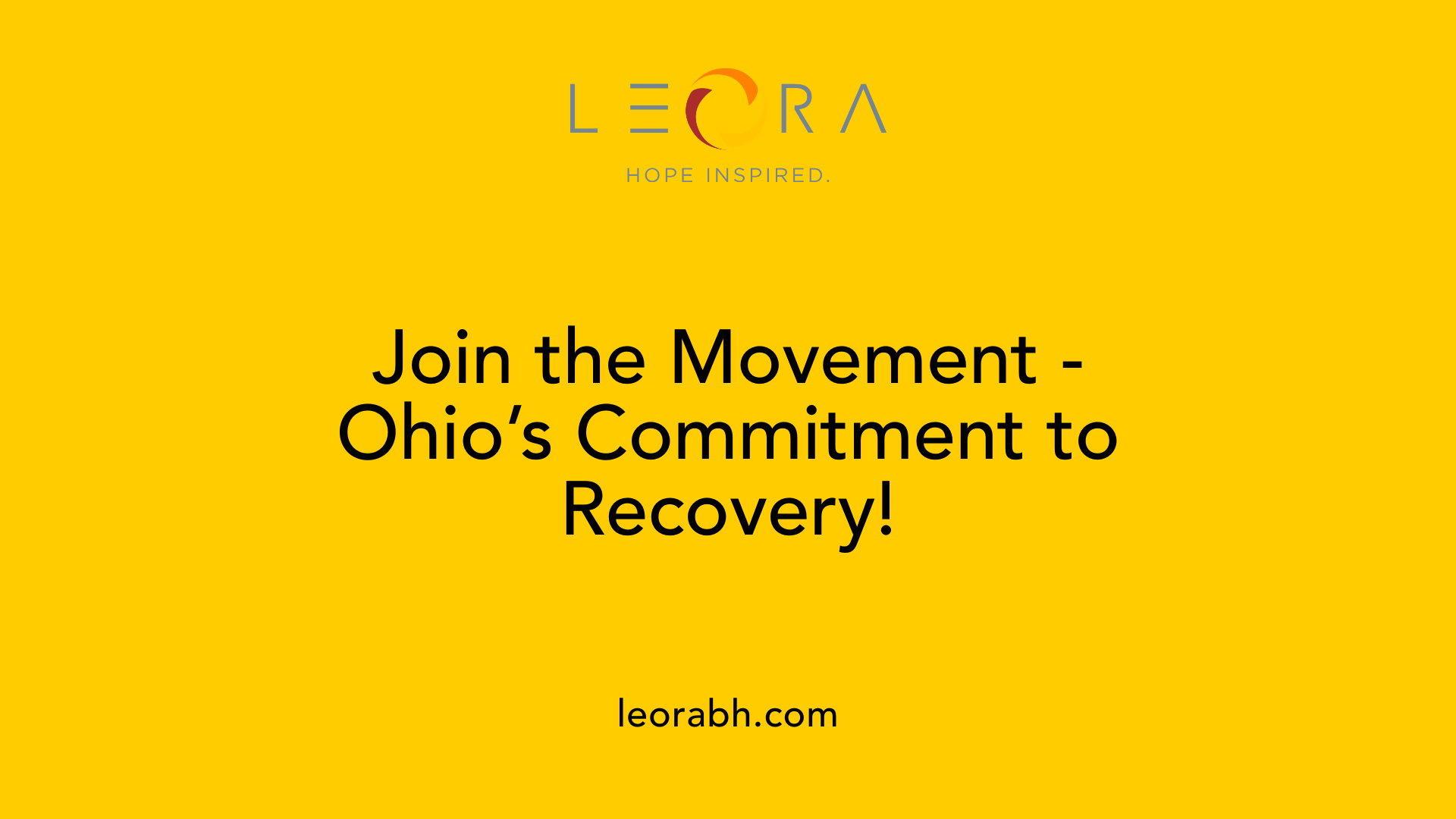 Join the Movement - Ohio’s Commitment to Recovery!