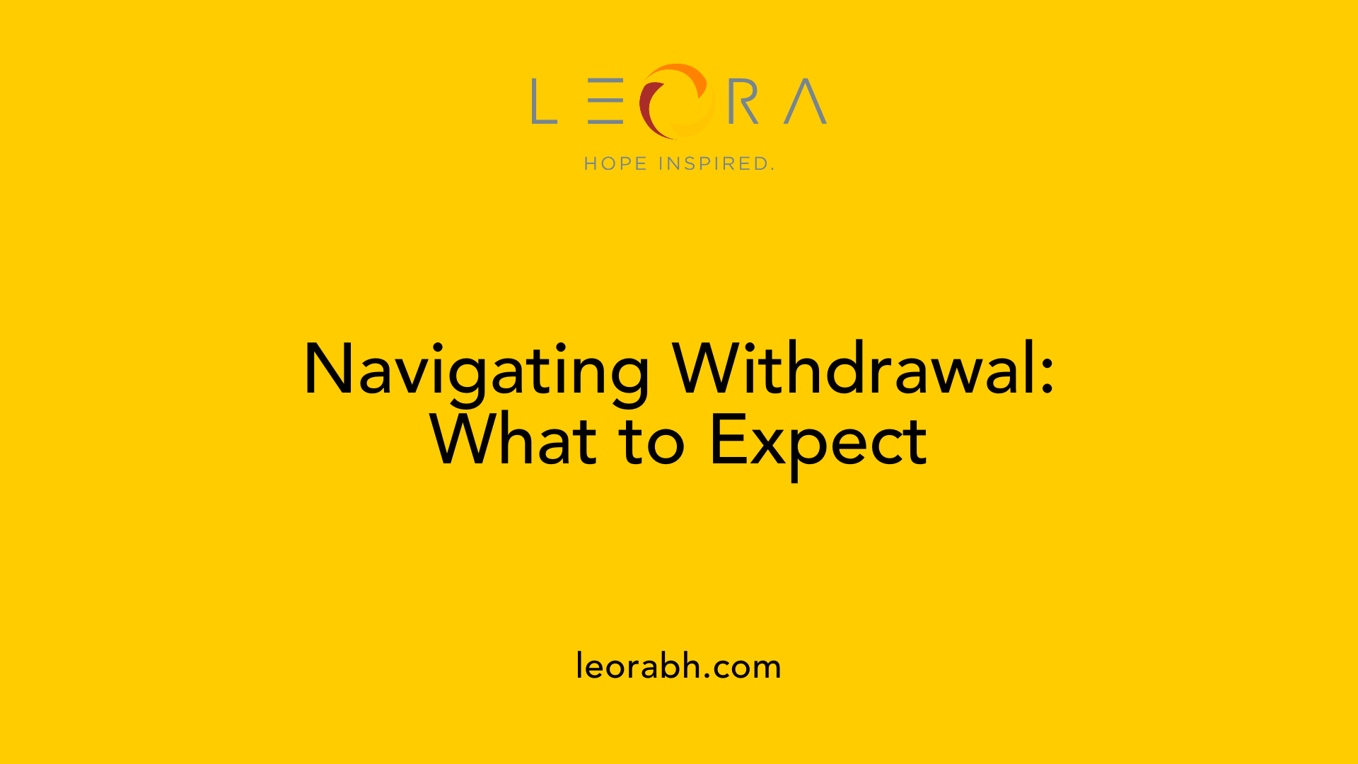 Navigating Withdrawal: What to Expect