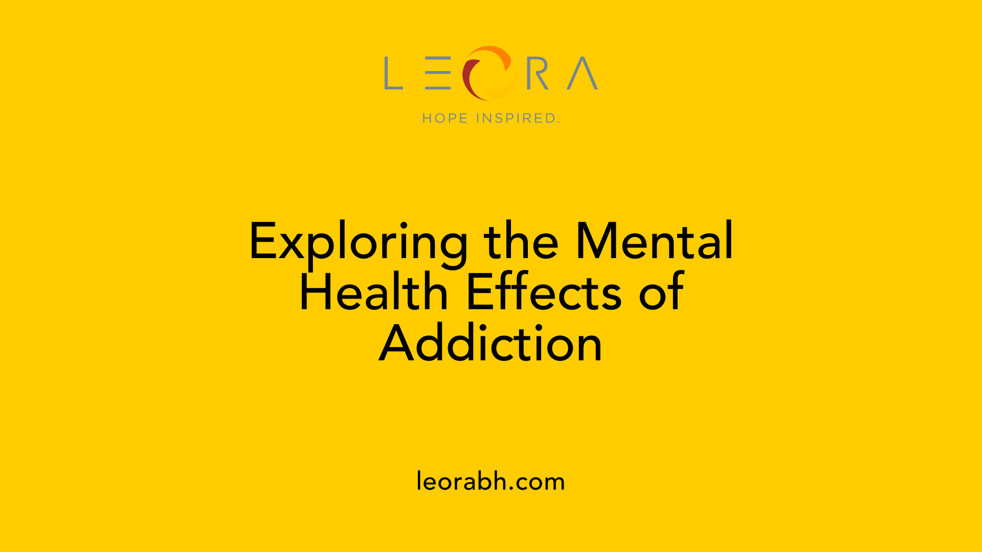 Exploring the Mental Health Effects of Addiction