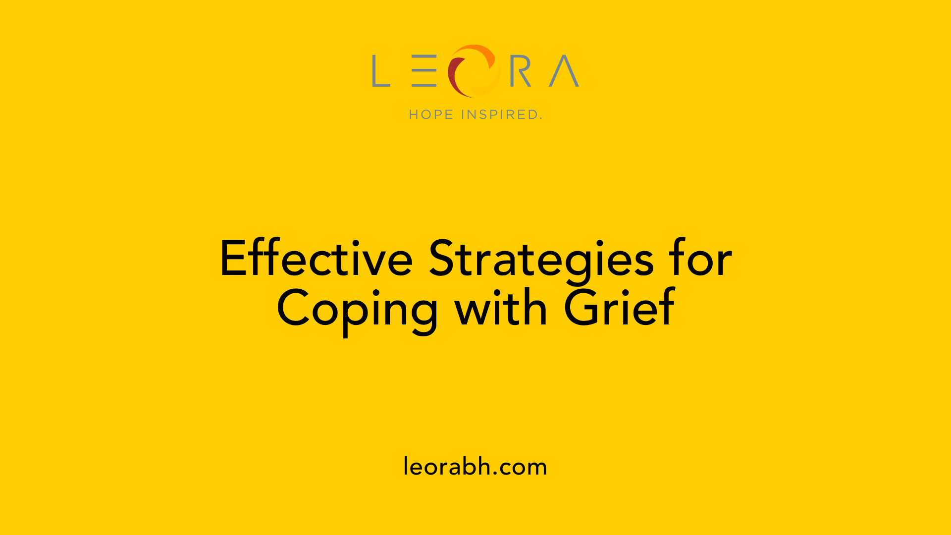 Effective Strategies for Coping with Grief