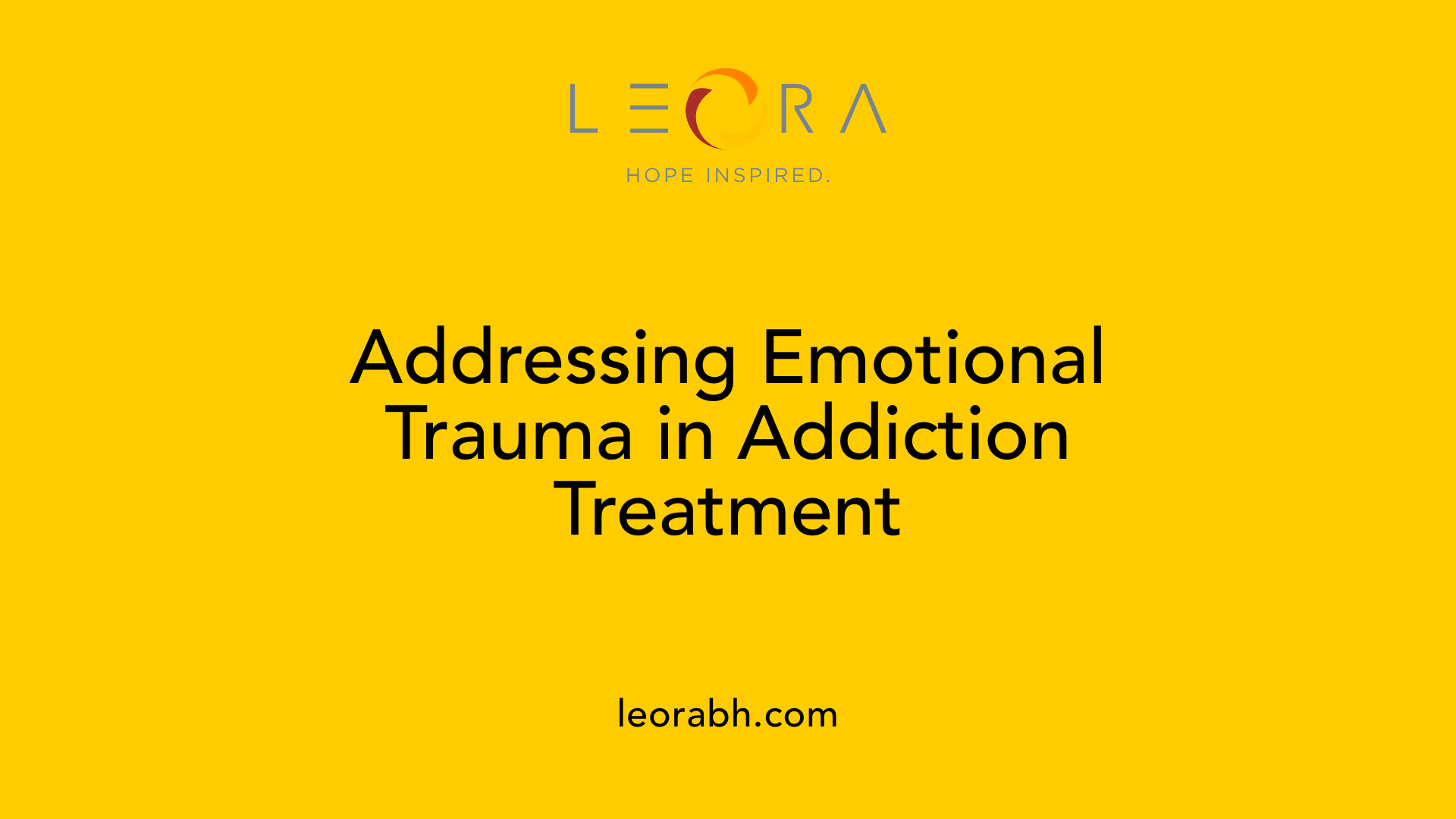Addressing Emotional Trauma in Addiction Treatment