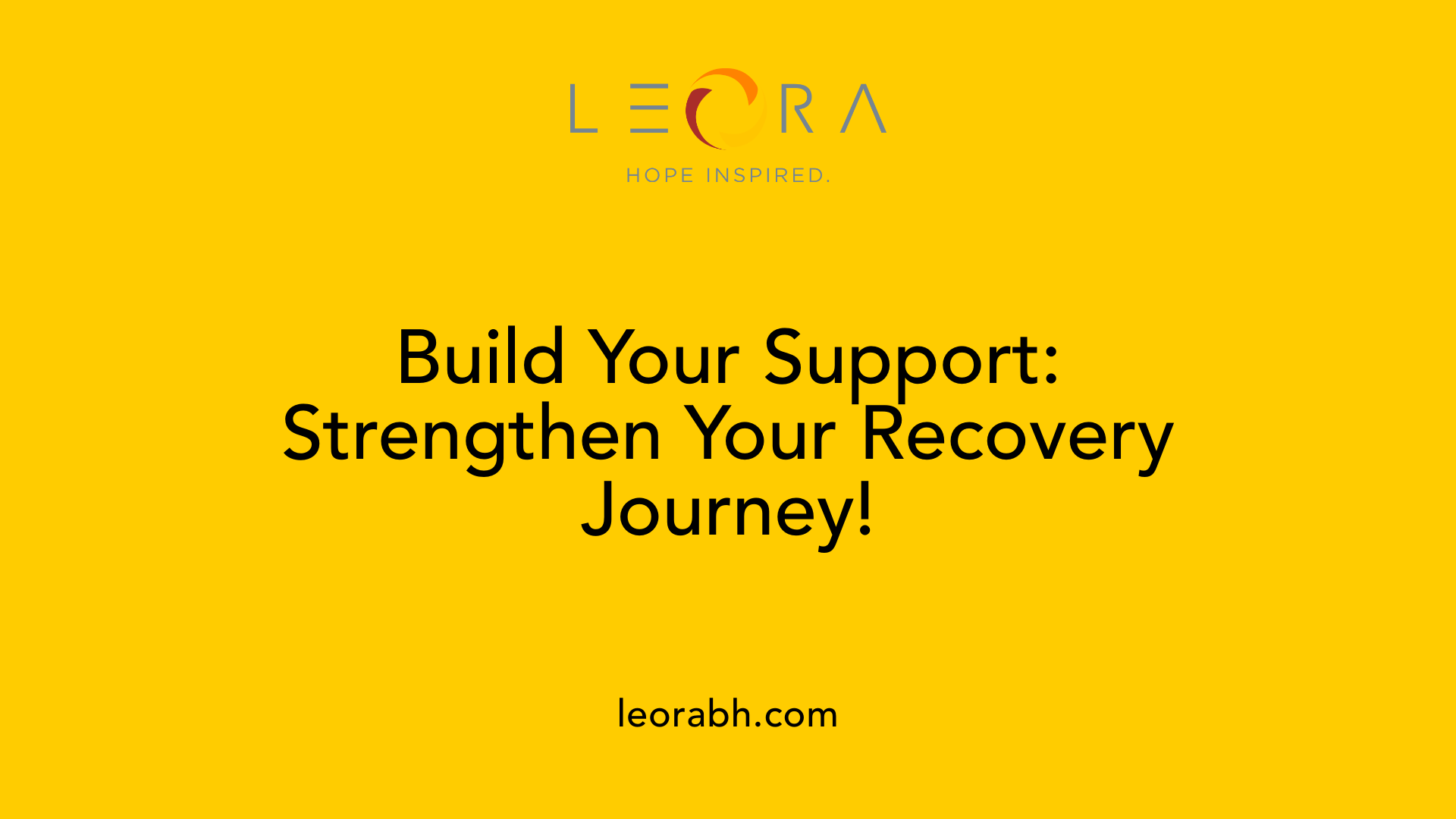 Build Your Support: Strengthen Your Recovery Journey!