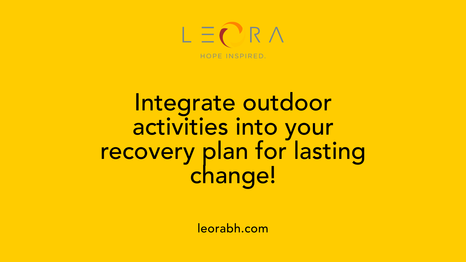 Integrate outdoor activities into your recovery plan for lasting change!