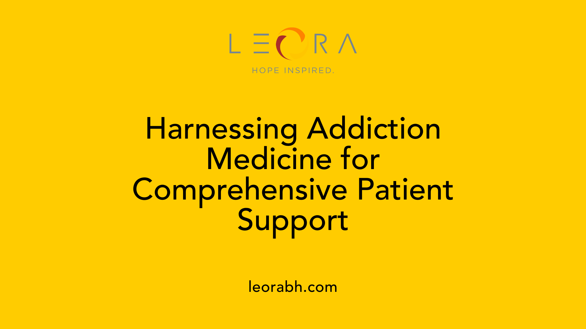 Harnessing Addiction Medicine for Comprehensive Patient Support