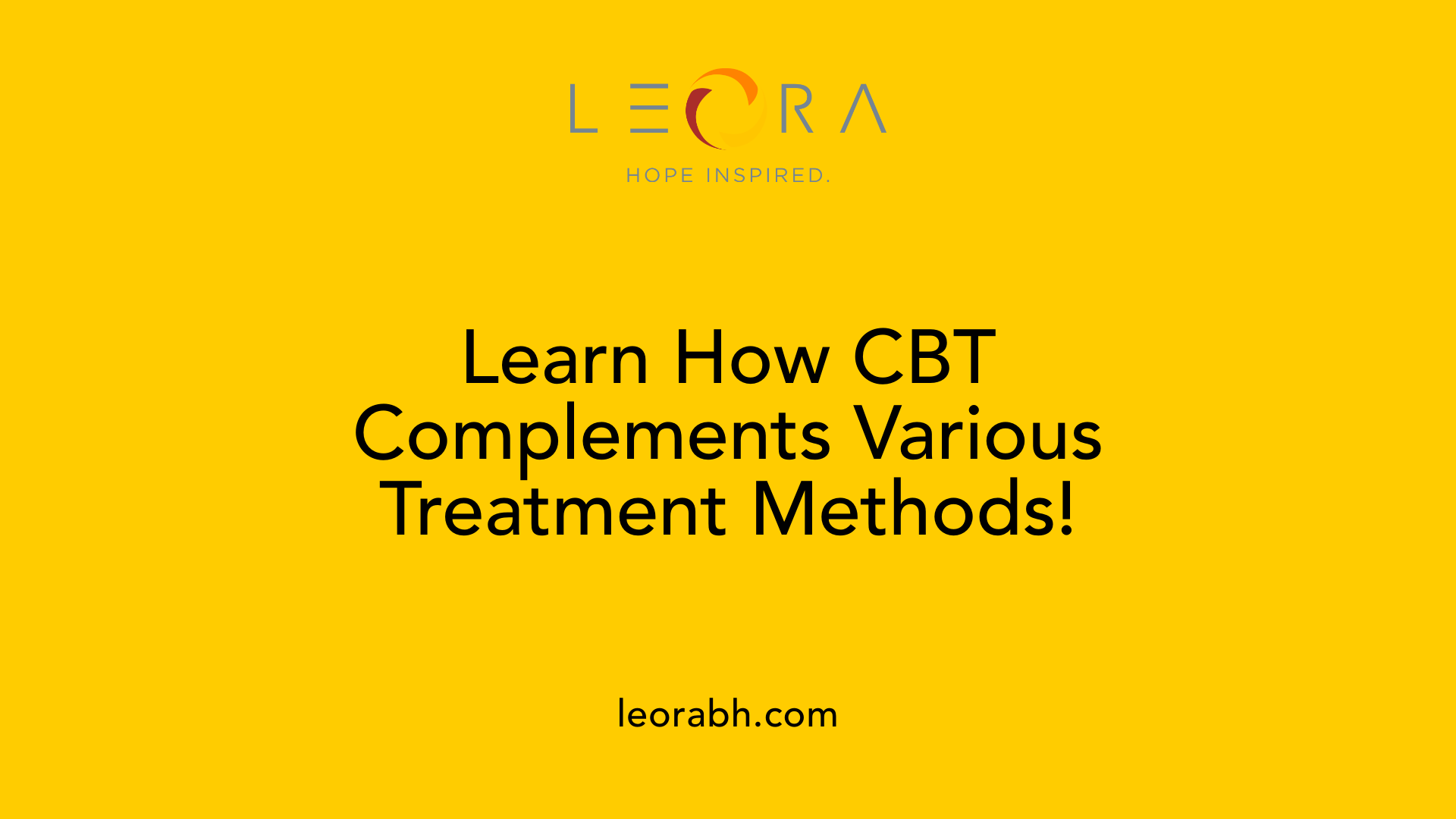 Learn How CBT Complements Various Treatment Methods!