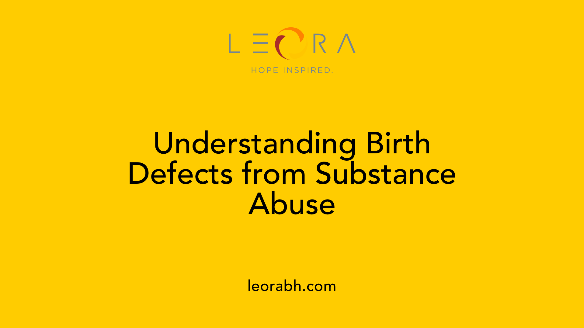 Understanding Birth Defects from Substance Abuse