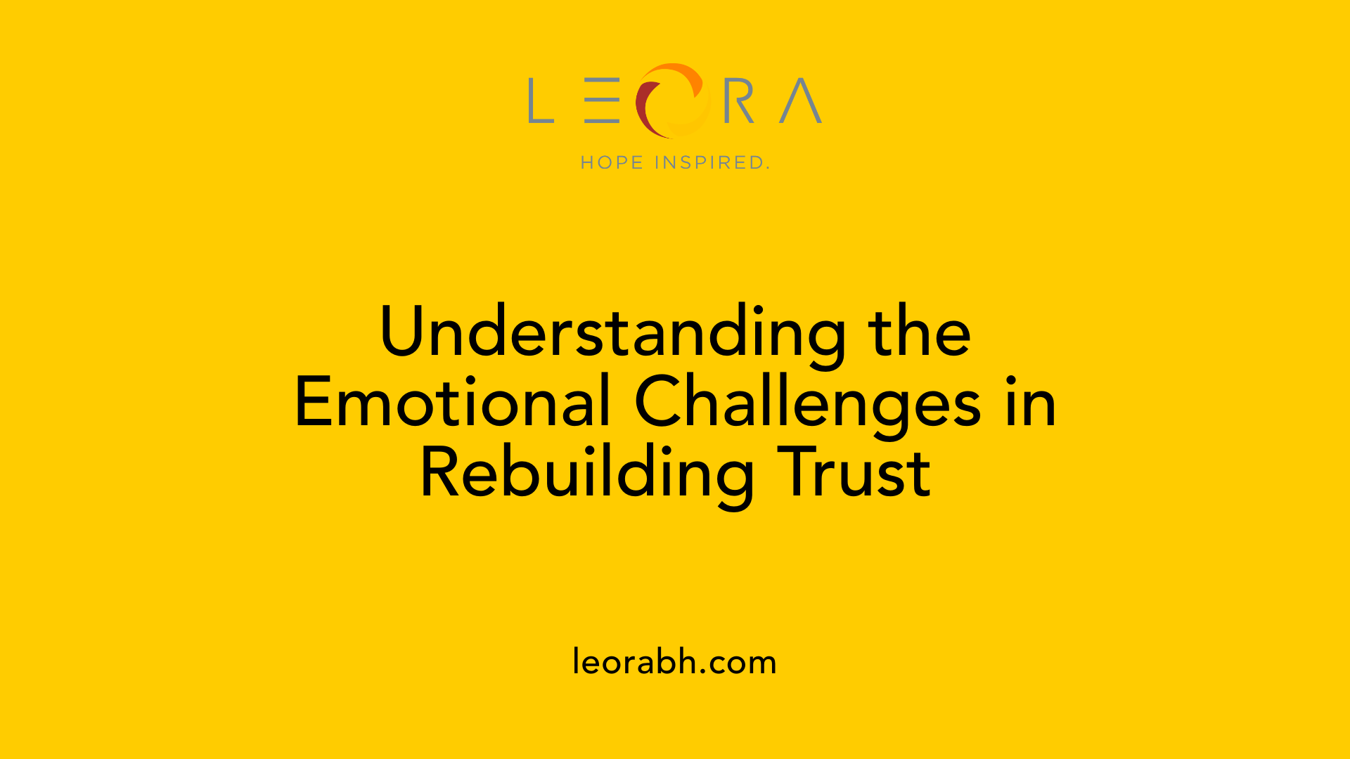 Understanding the Emotional Challenges in Rebuilding Trust
