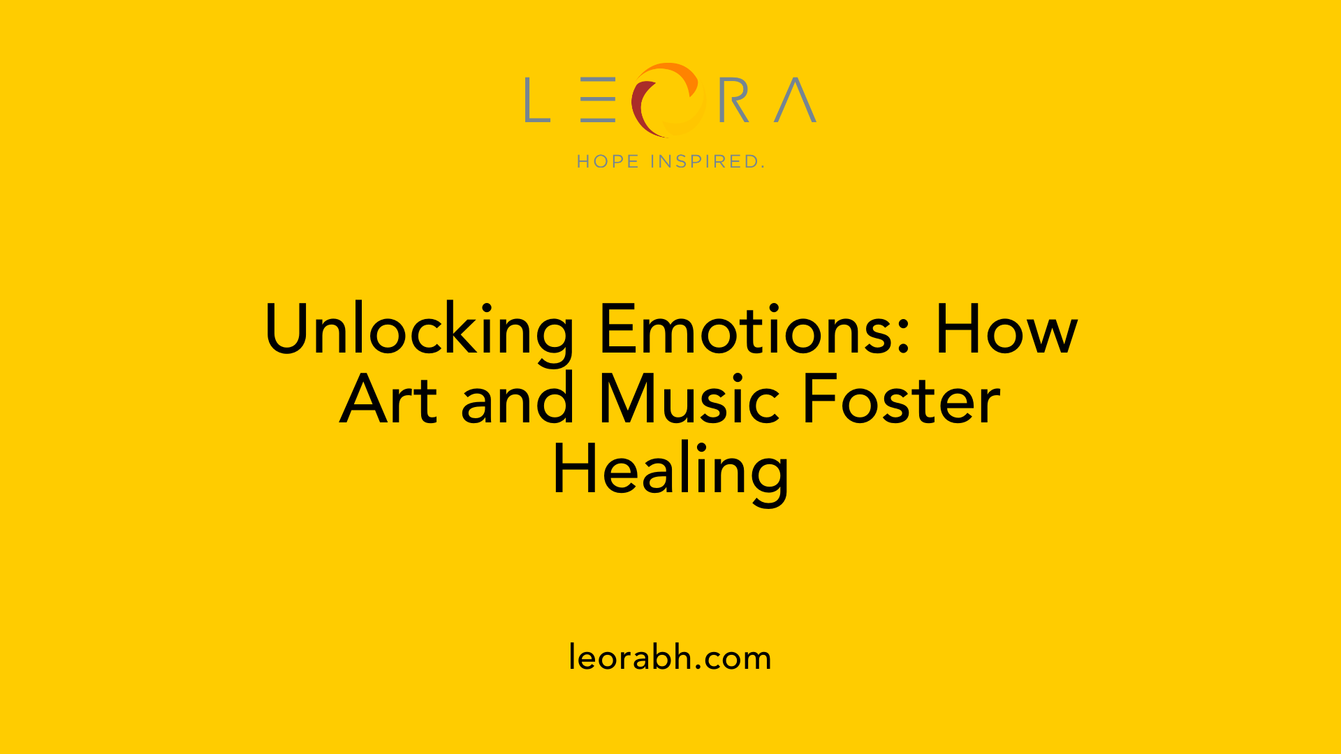 Unlocking Emotions: How Art and Music Foster Healing