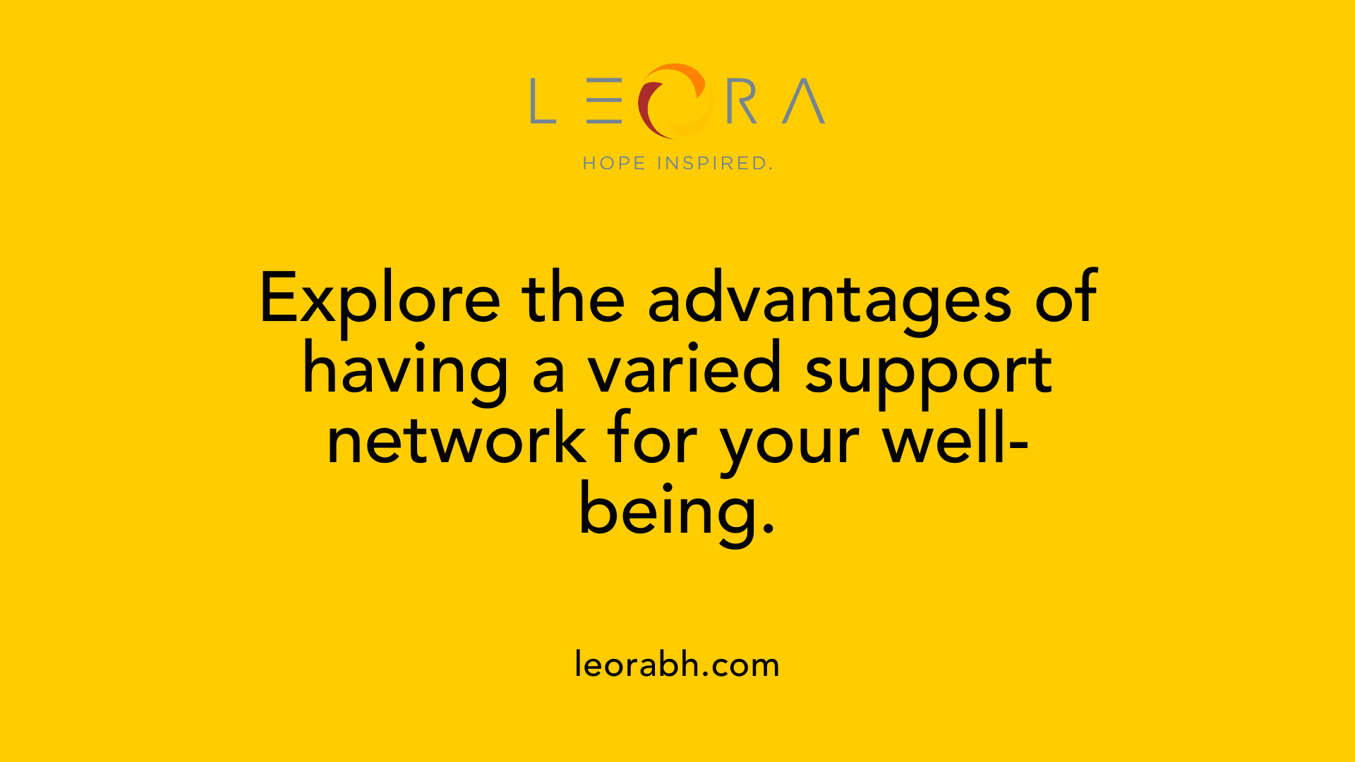 Explore the advantages of having a varied support network for your well-being.