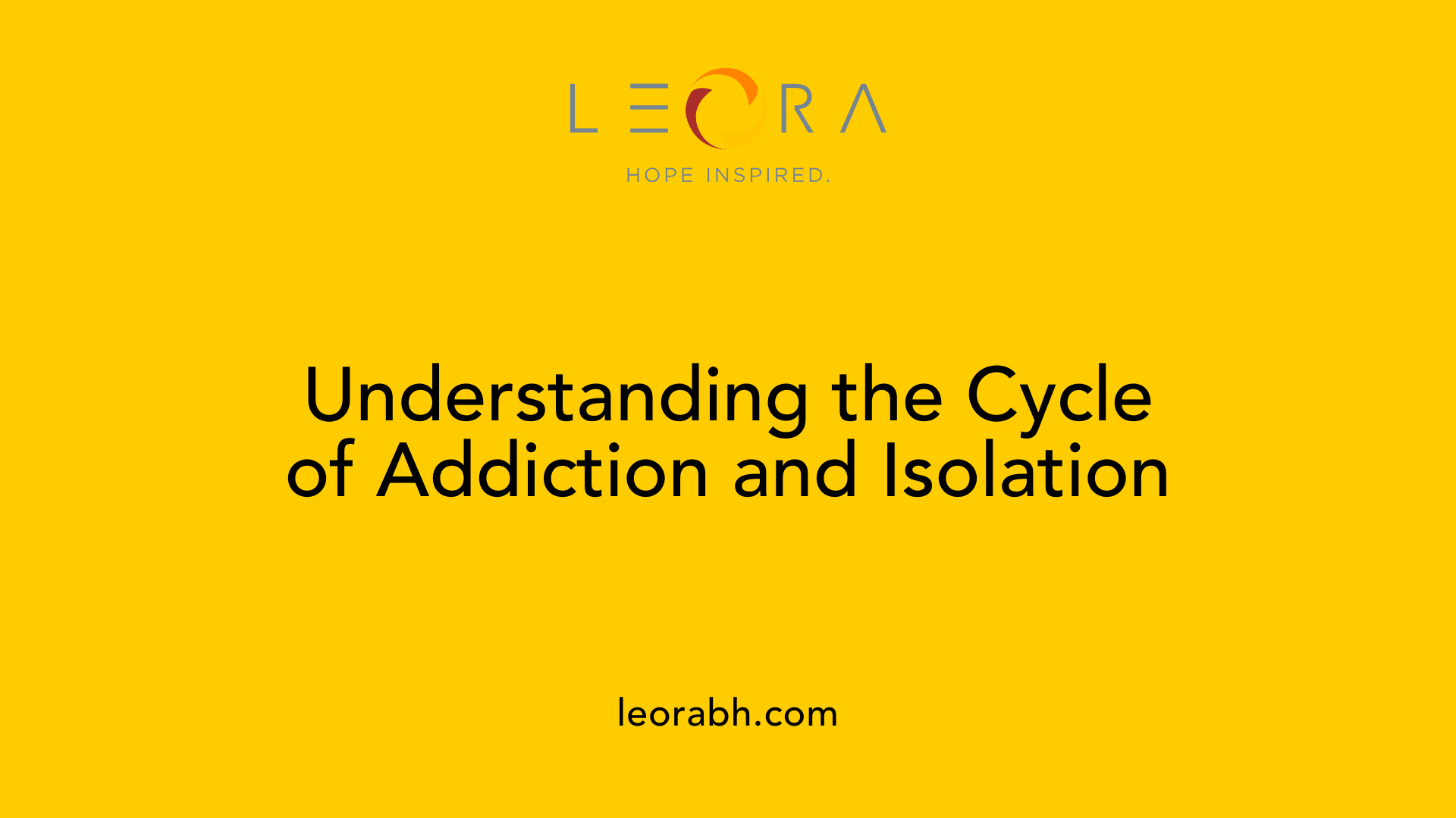 Understanding the Cycle of Addiction and Isolation