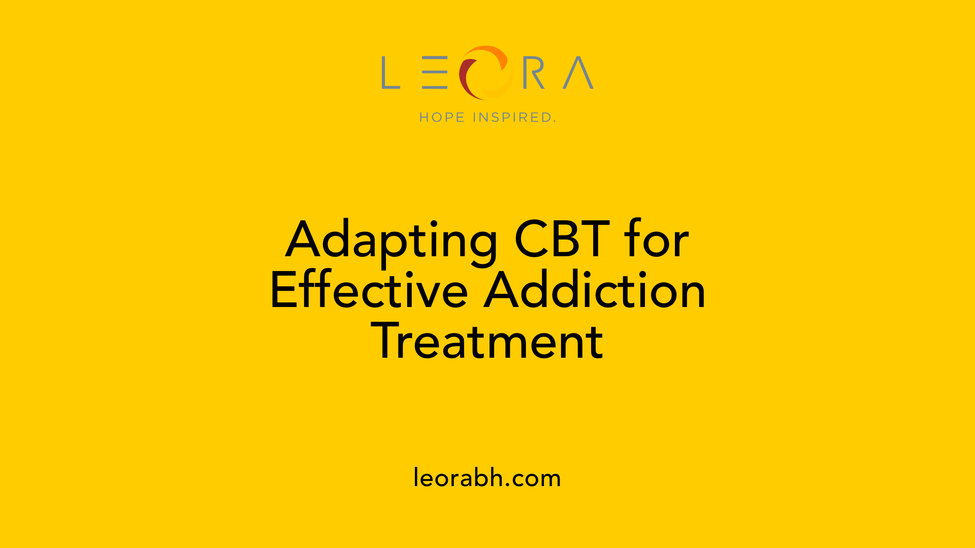 Adapting CBT for Effective Addiction Treatment
