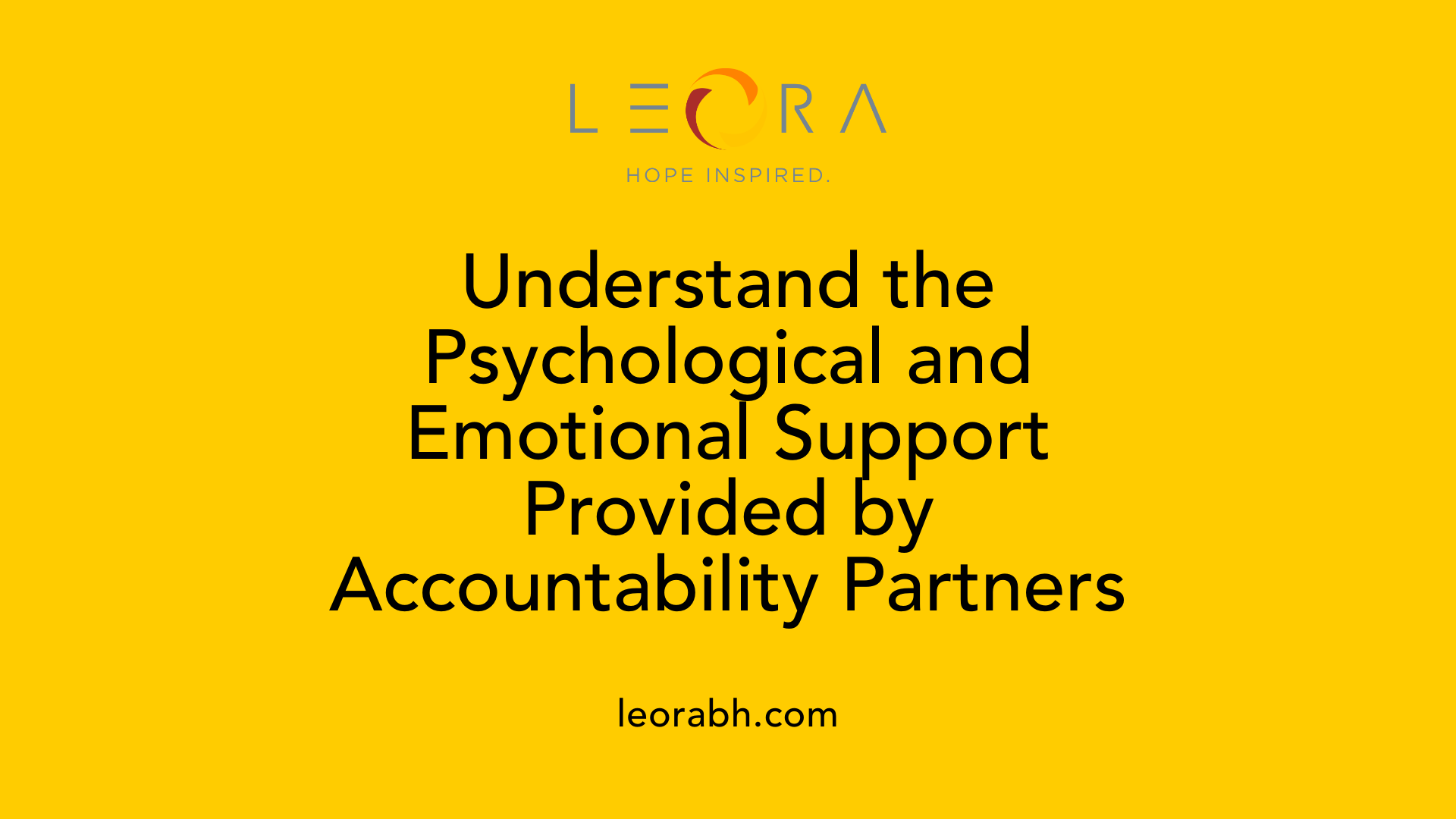 Understand the Psychological and Emotional Support Provided by Accountability Partners