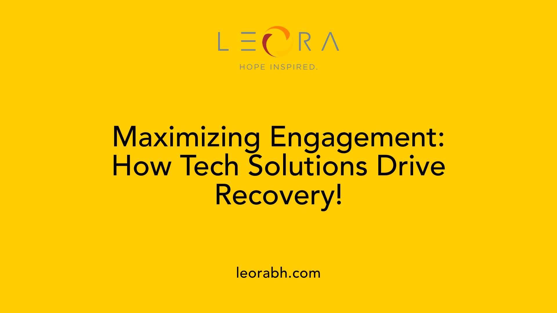 Maximizing Engagement: How Tech Solutions Drive Recovery!