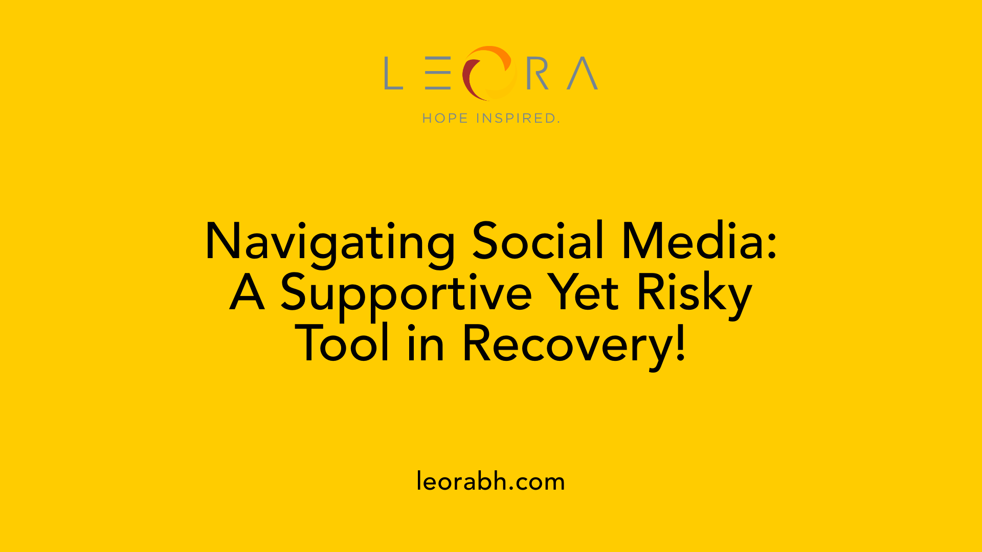 Navigating Social Media: A Supportive Yet Risky Tool in Recovery!