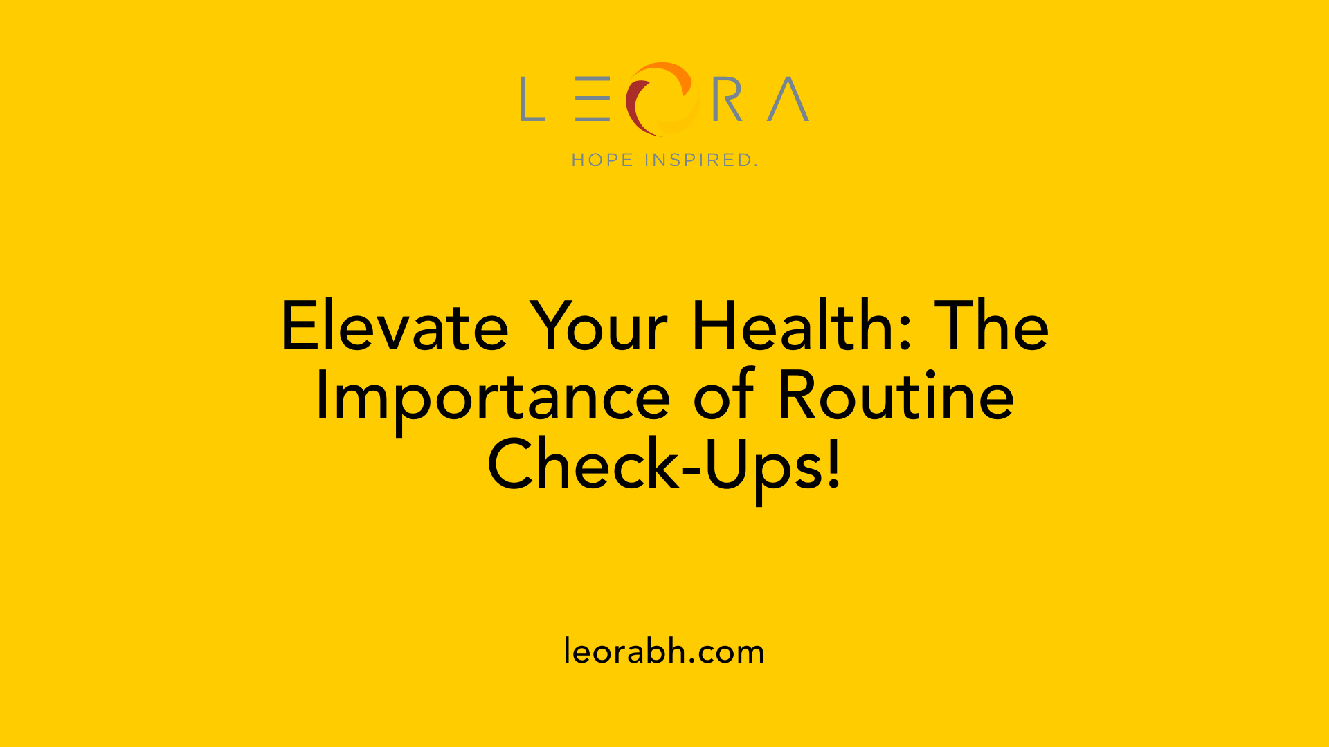 Elevate Your Health: The Importance of Routine Check-Ups!