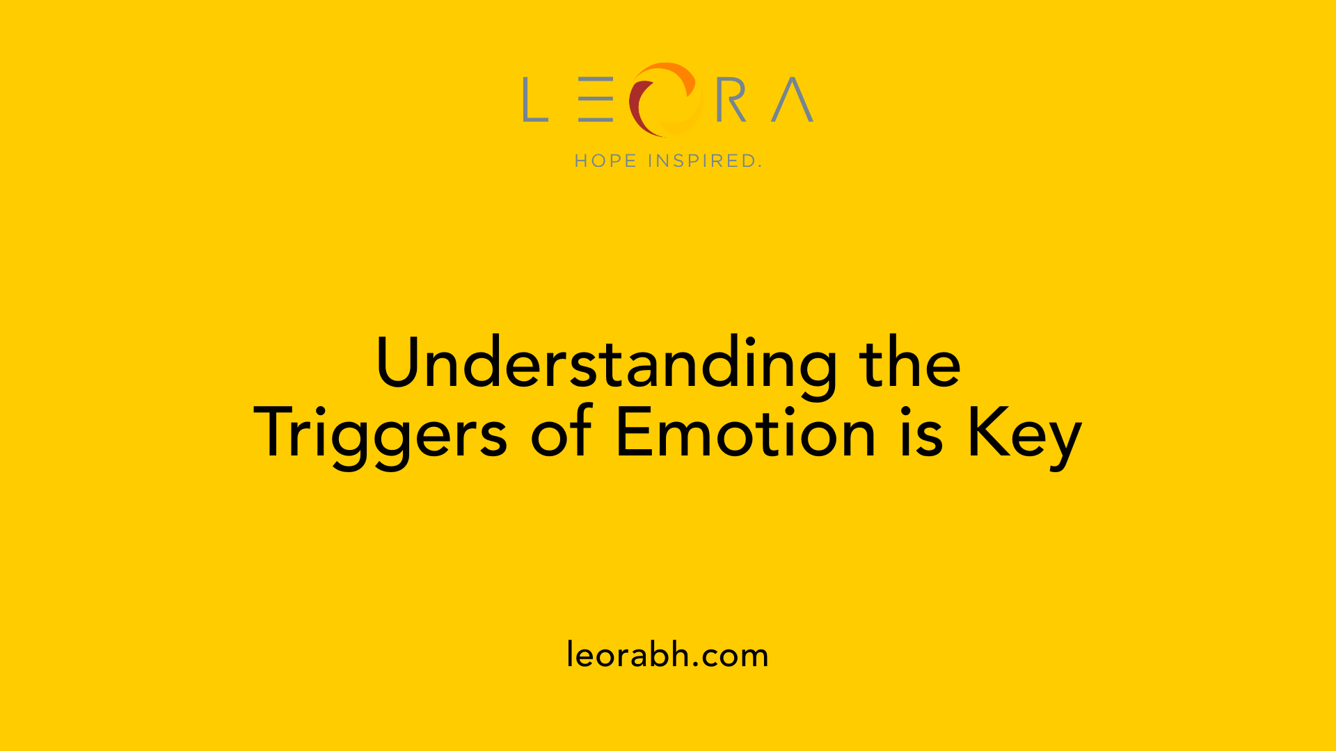 Understanding the Triggers of Emotion is Key