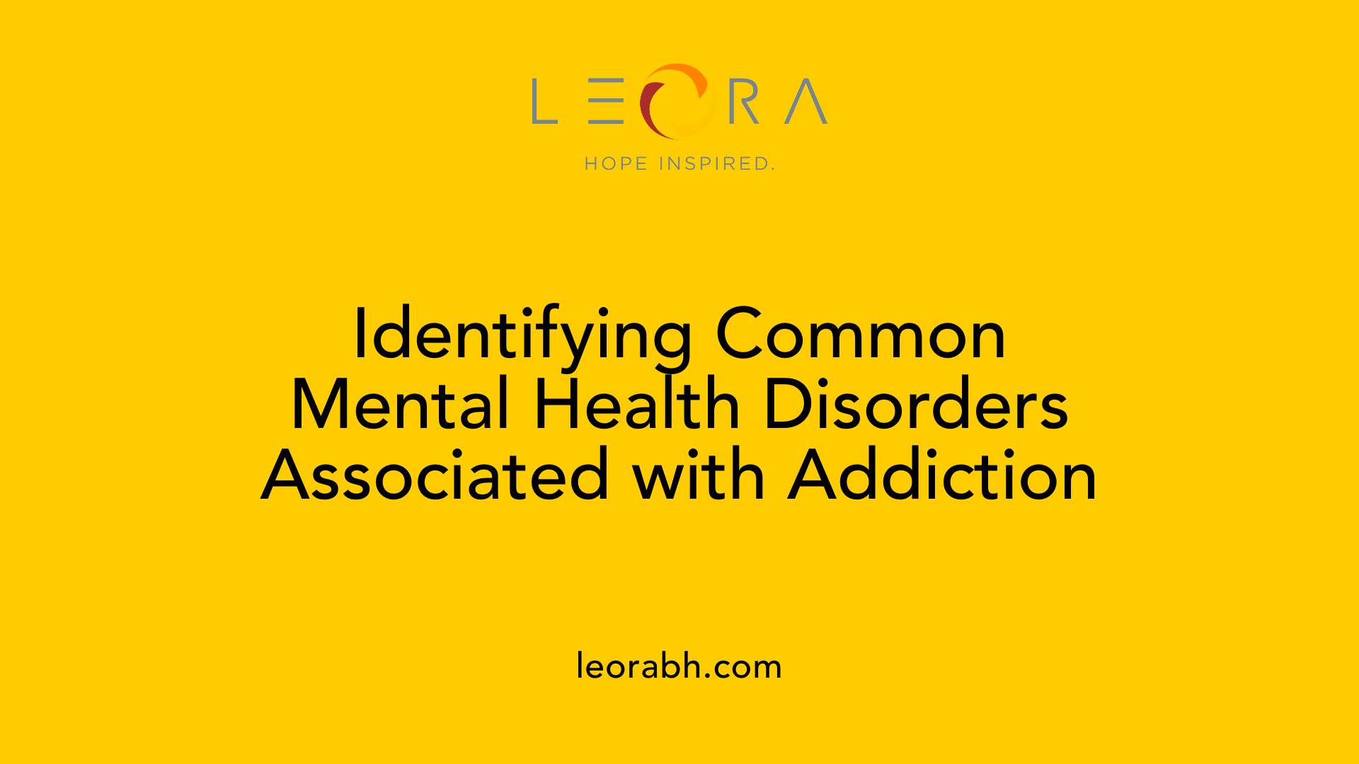 Identifying Common Mental Health Disorders Associated with Addiction