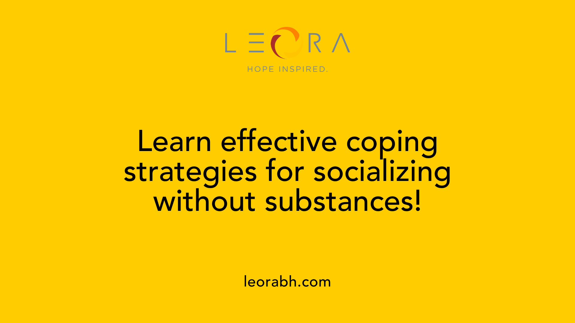 Learn effective coping strategies for socializing without substances!