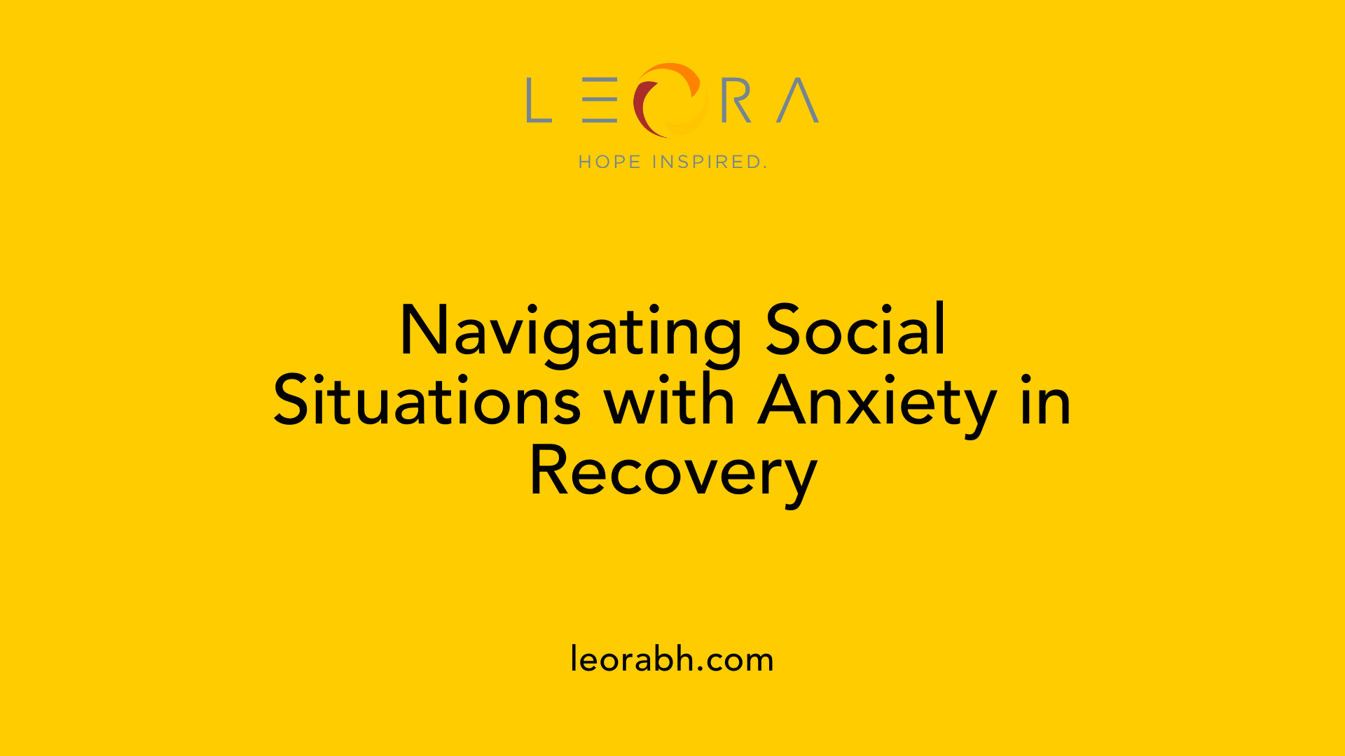 Navigating Social Situations with Anxiety in Recovery