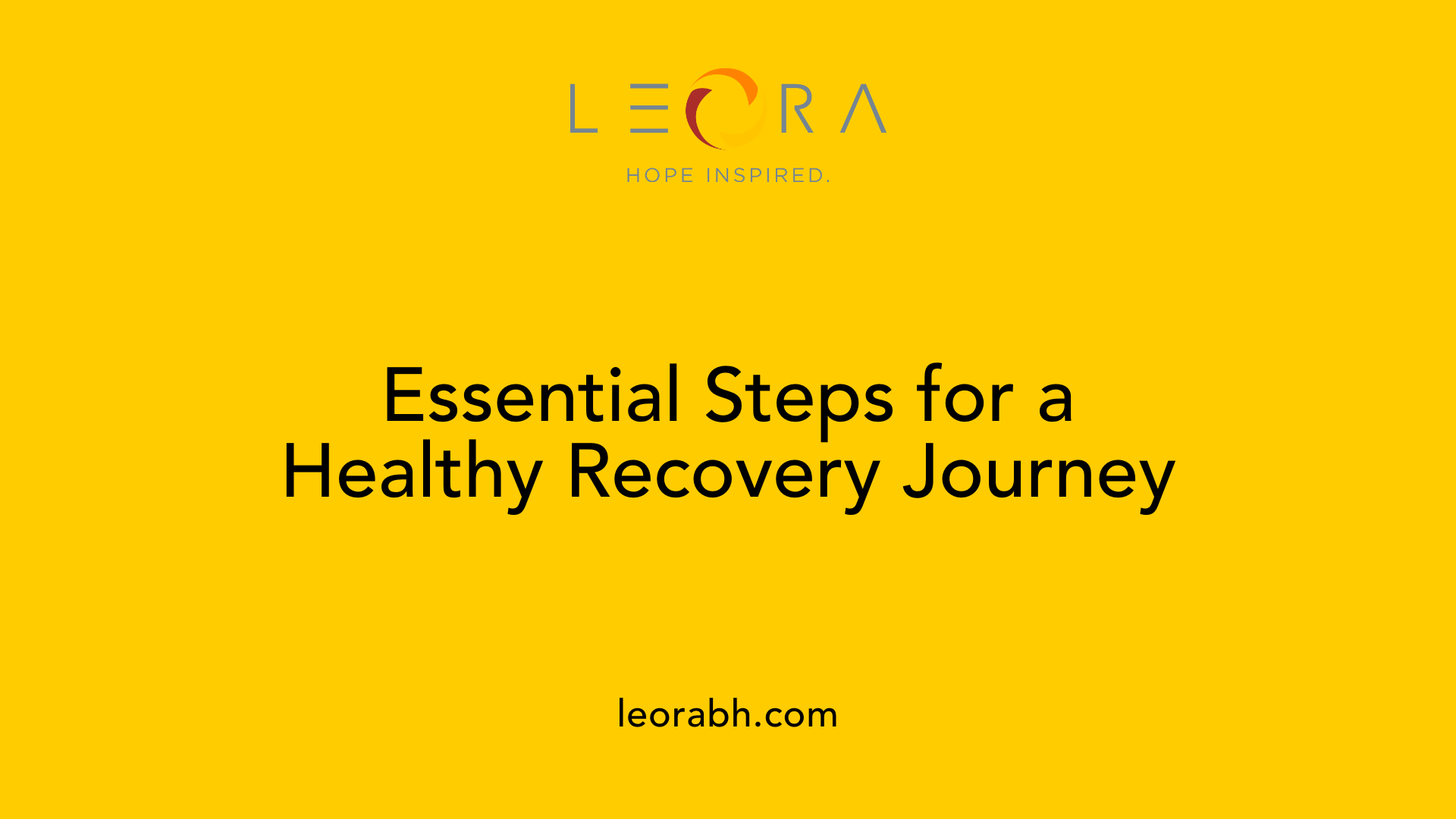 Essential Steps for a Healthy Recovery Journey