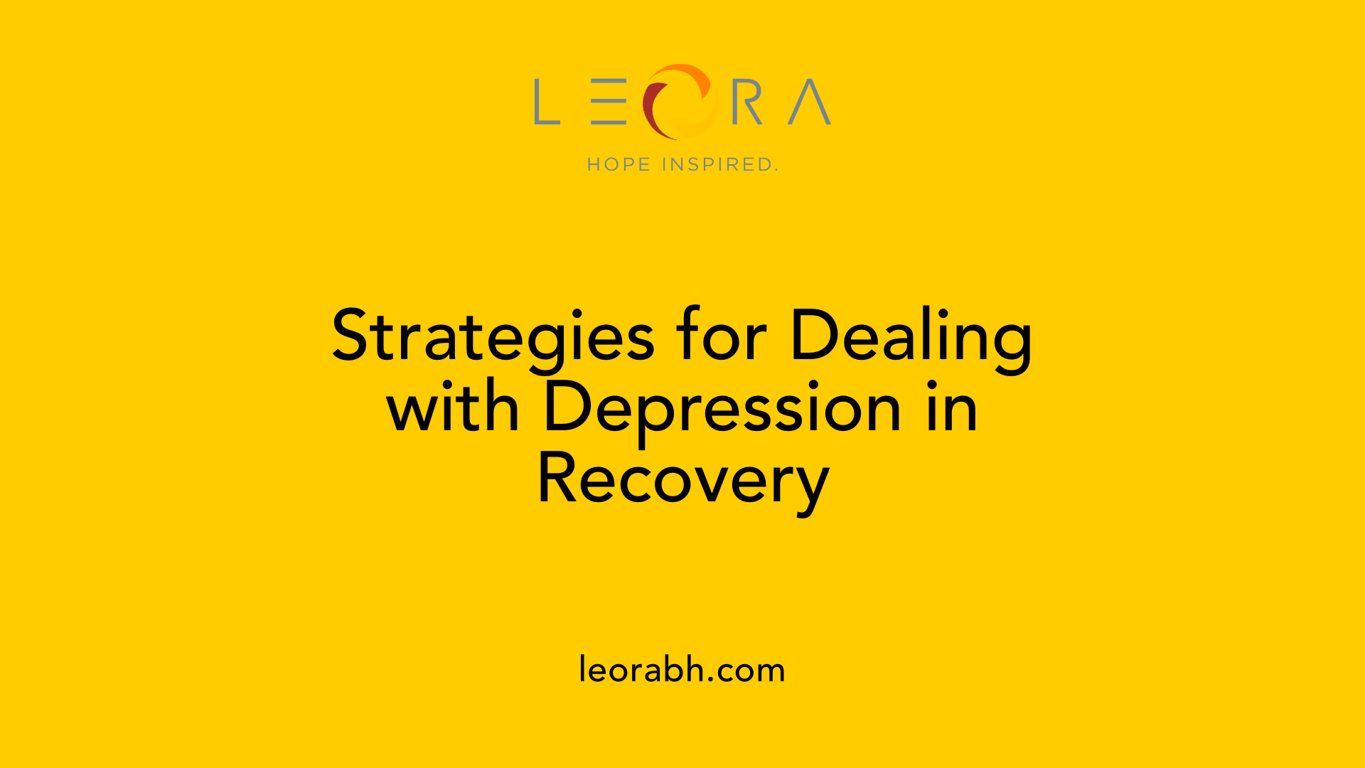 Strategies for Dealing with Depression in Recovery