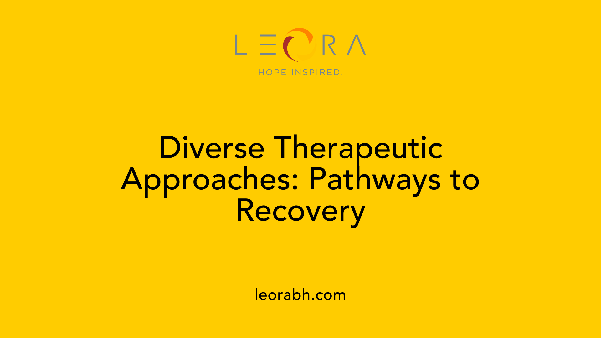 Diverse Therapeutic Approaches: Pathways to Recovery