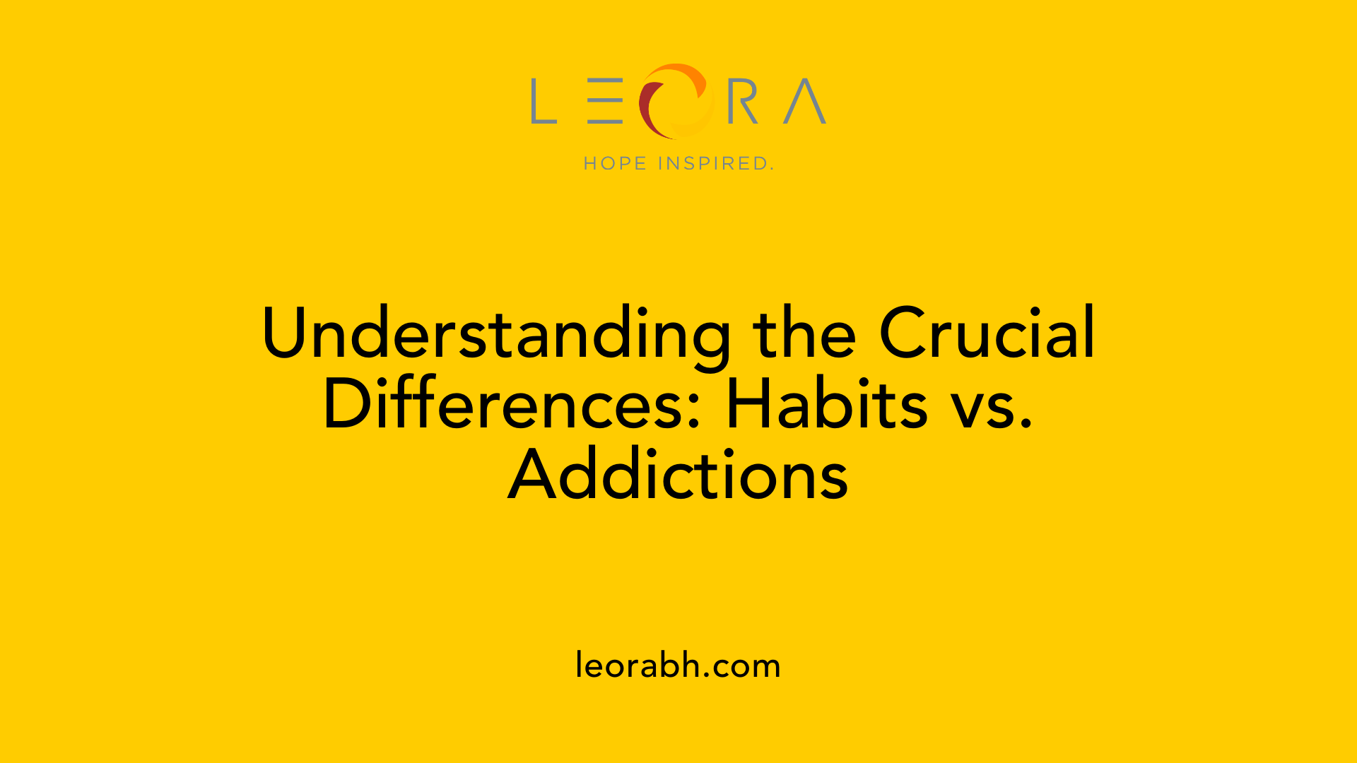 Understanding the Crucial Differences: Habits vs. Addictions