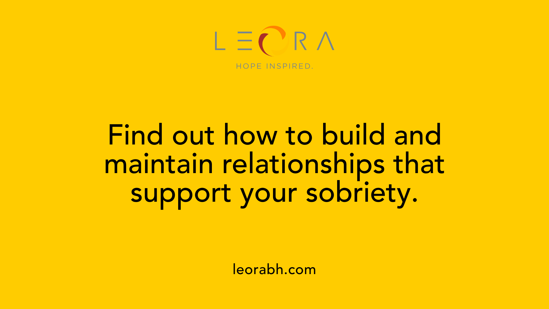 Find out how to build and maintain relationships that support your sobriety.