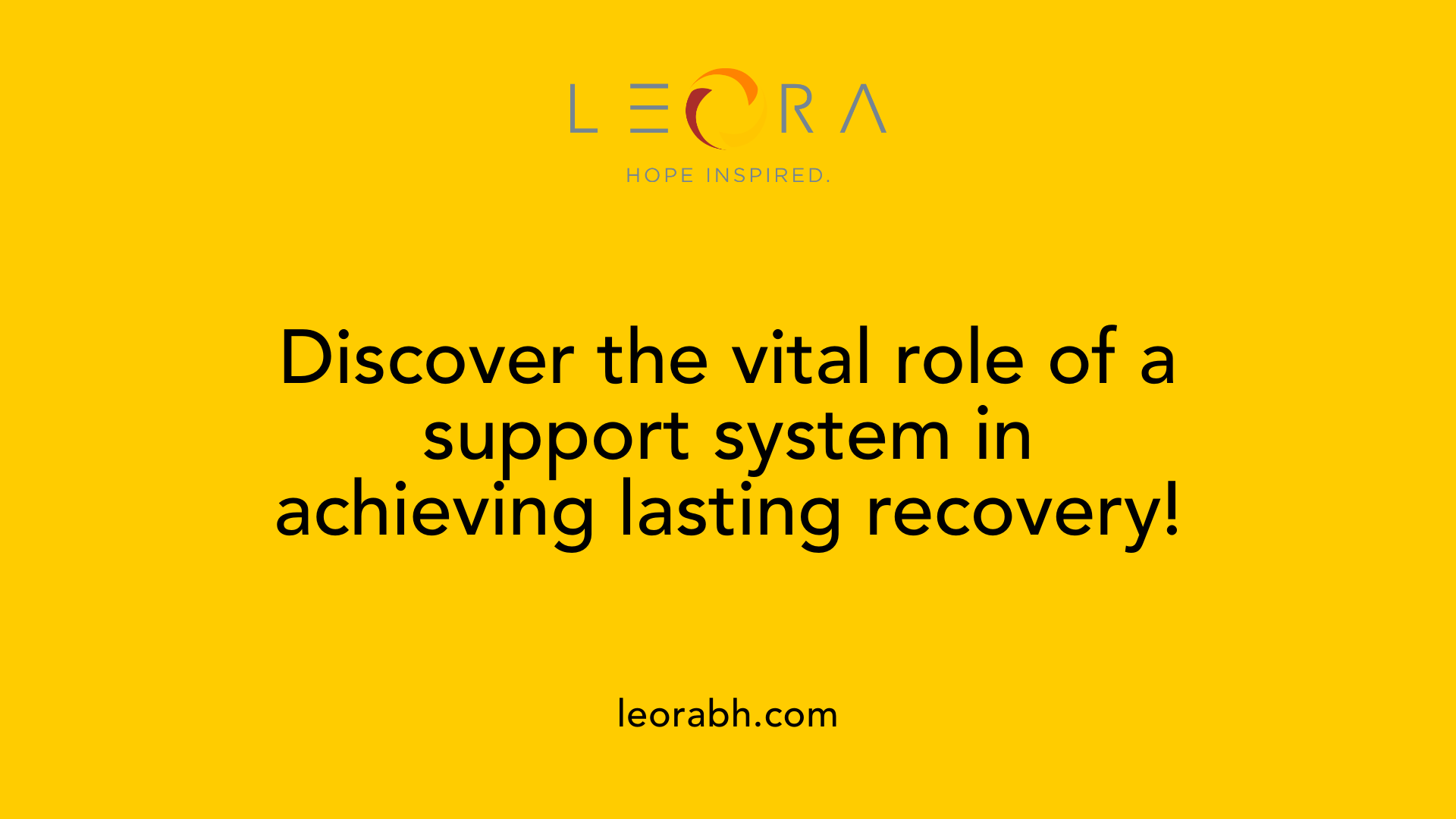 Discover the vital role of a support system in achieving lasting recovery!