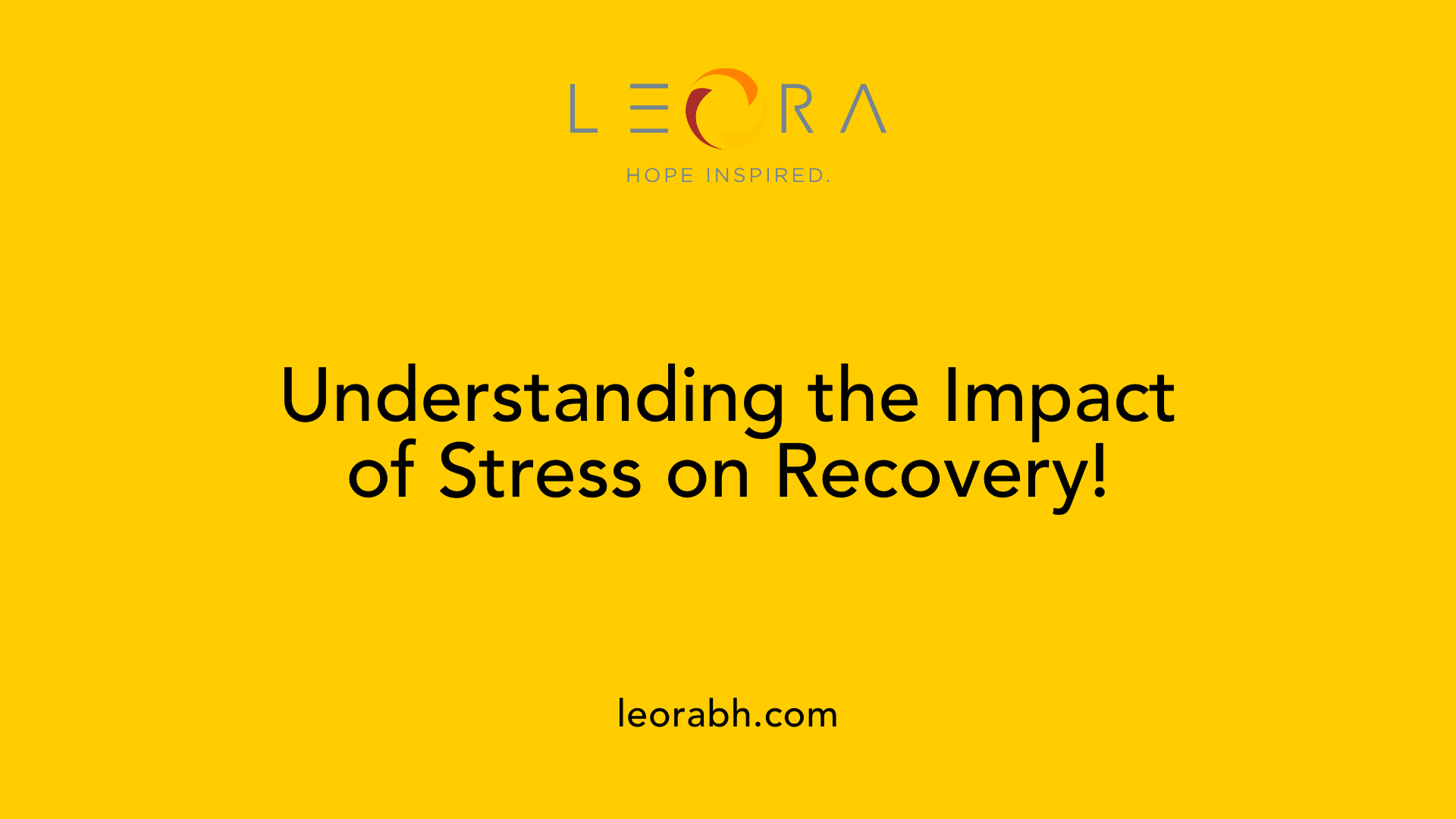 Understanding the Impact of Stress on Recovery!