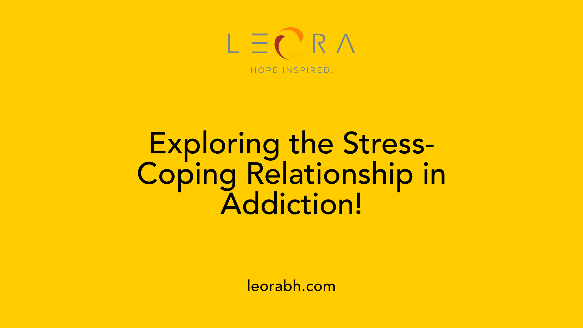 Exploring the Stress-Coping Relationship in Addiction!