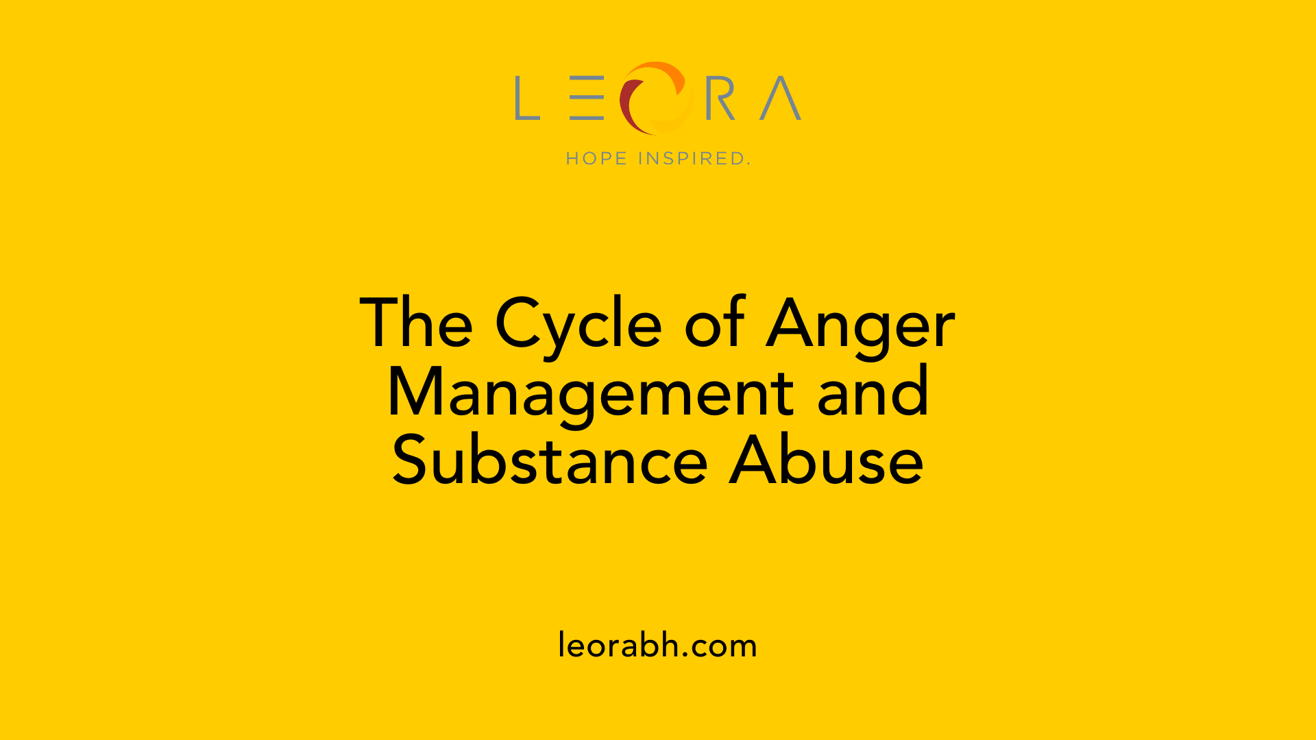The Cycle of Anger Management and Substance Abuse