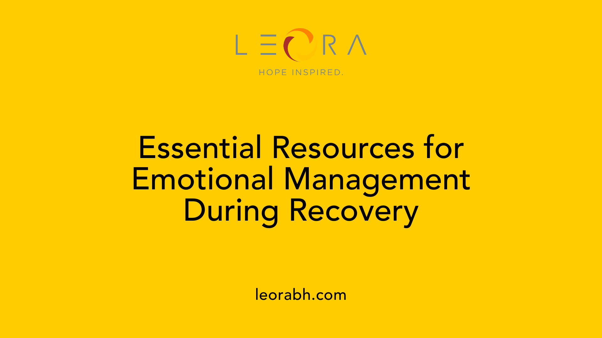 Essential Resources for Emotional Management During Recovery