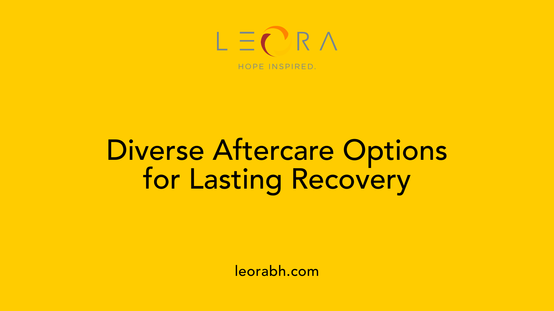 Diverse Aftercare Options for Lasting Recovery