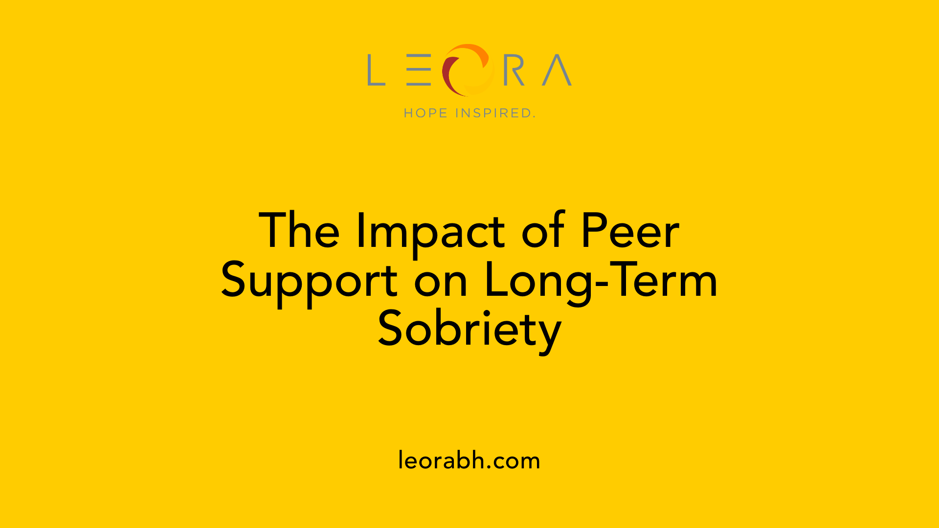 The Impact of Peer Support on Long-Term Sobriety