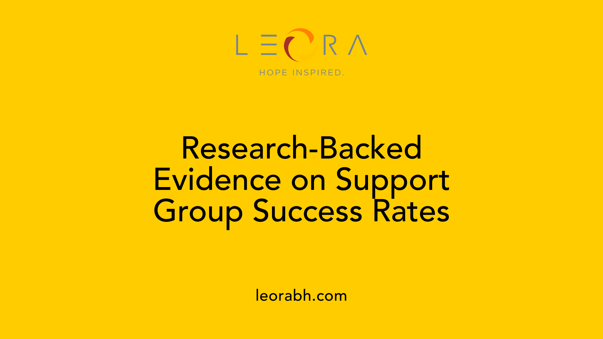 Research-Backed Evidence on Support Group Success Rates
