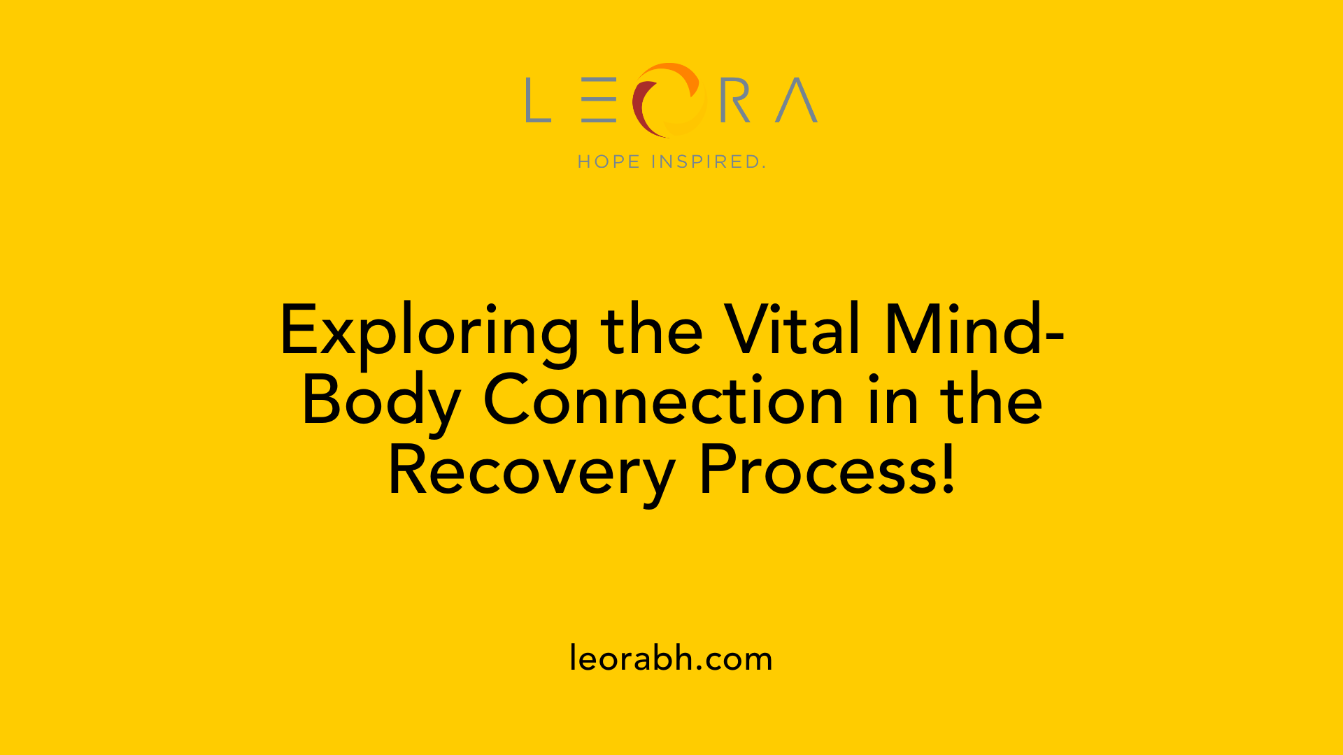 Exploring the Vital Mind-Body Connection in the Recovery Process!