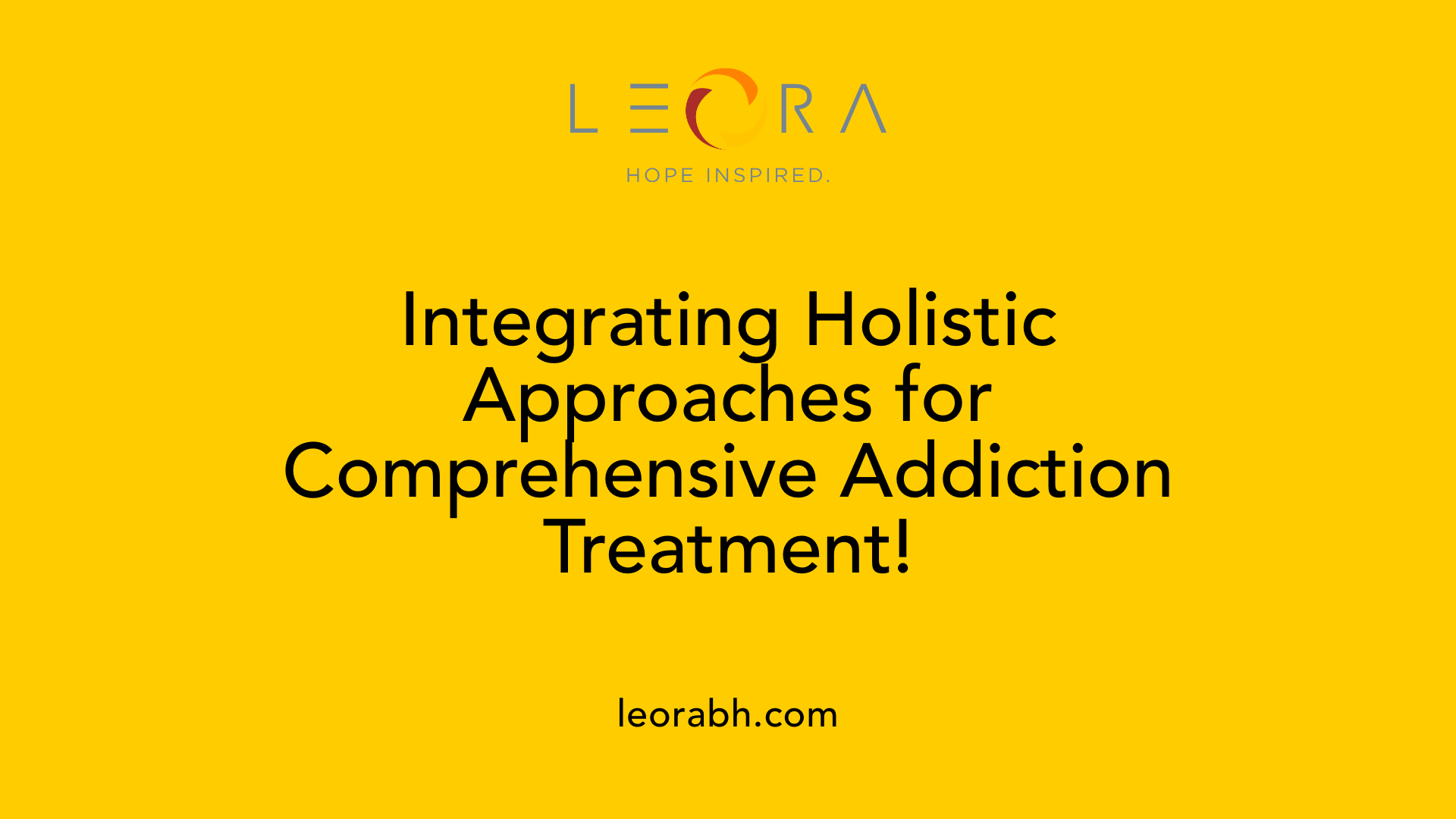 Integrating Holistic Approaches for Comprehensive Addiction Treatment!