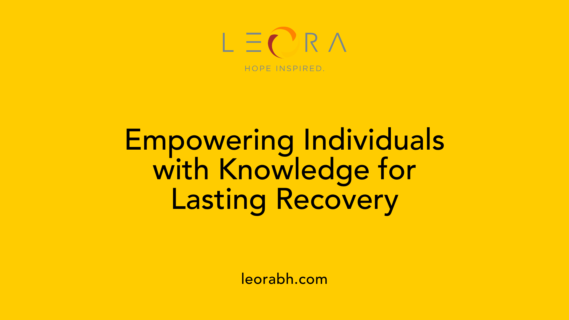 Empowering Individuals with Knowledge for Lasting Recovery