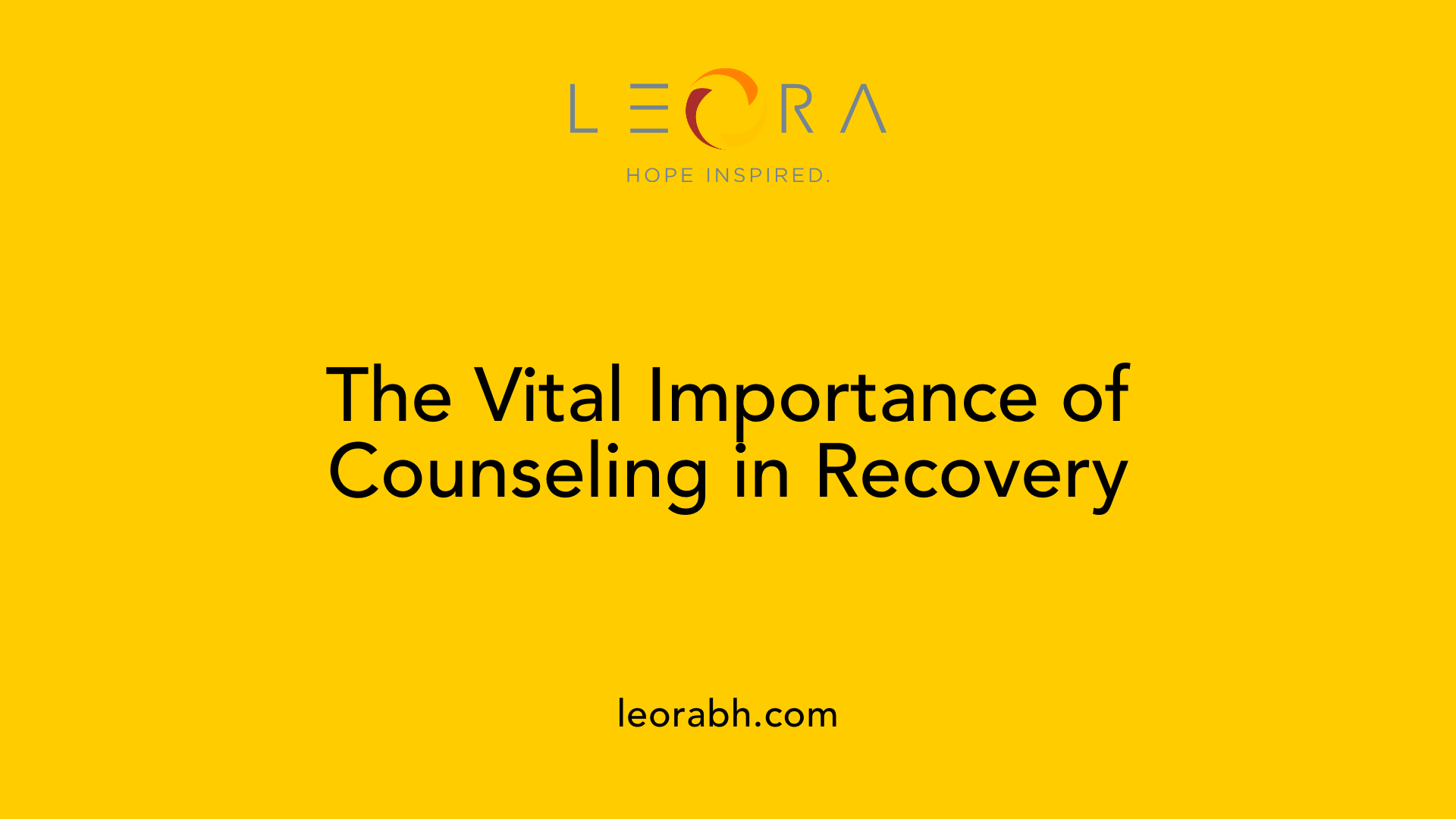 The Vital Importance of Counseling in Recovery