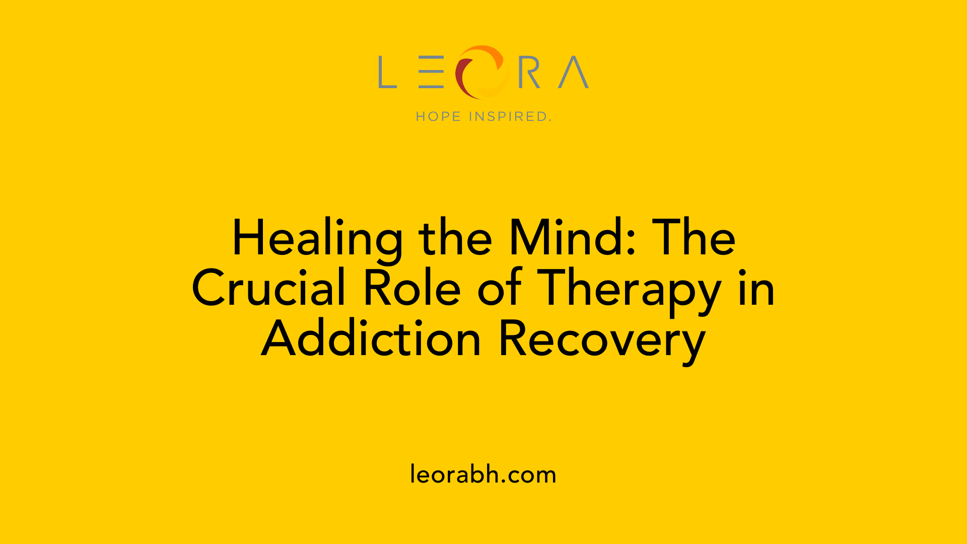 Healing the Mind: The Crucial Role of Therapy in Addiction Recovery