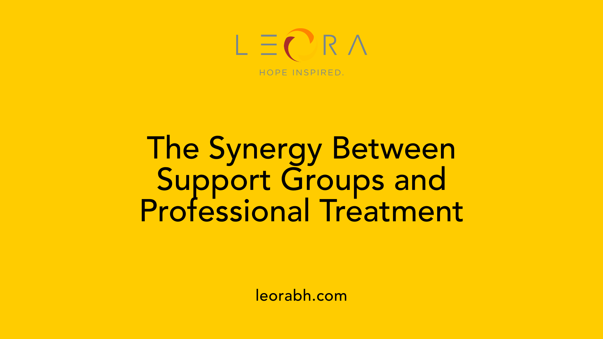 The Synergy Between Support Groups and Professional Treatment