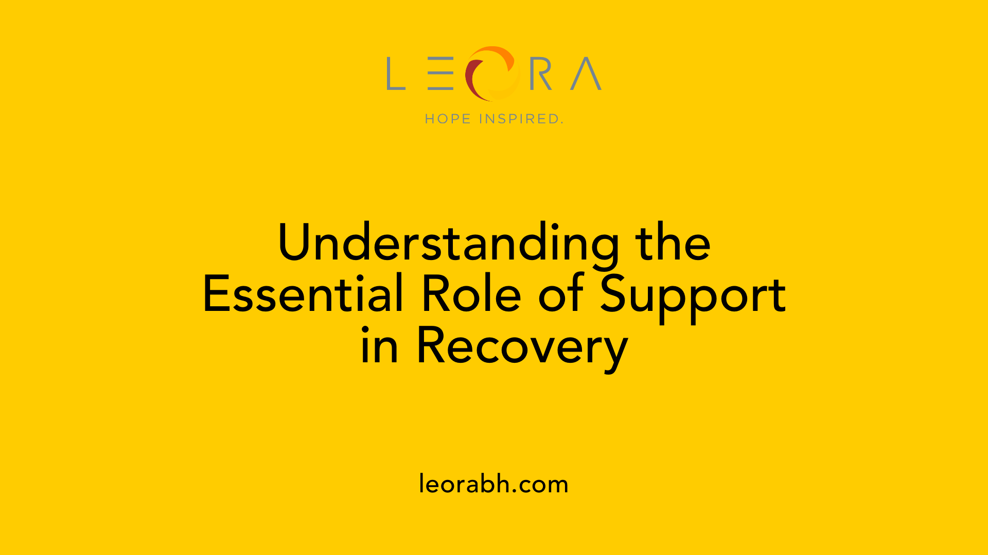 Understanding the Essential Role of Support in Recovery