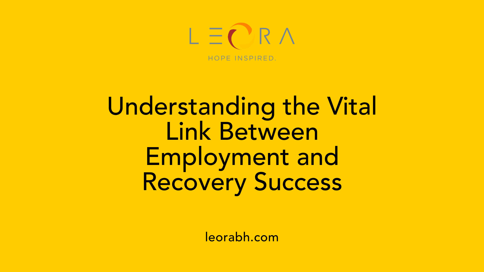Understanding the Vital Link Between Employment and Recovery Success
