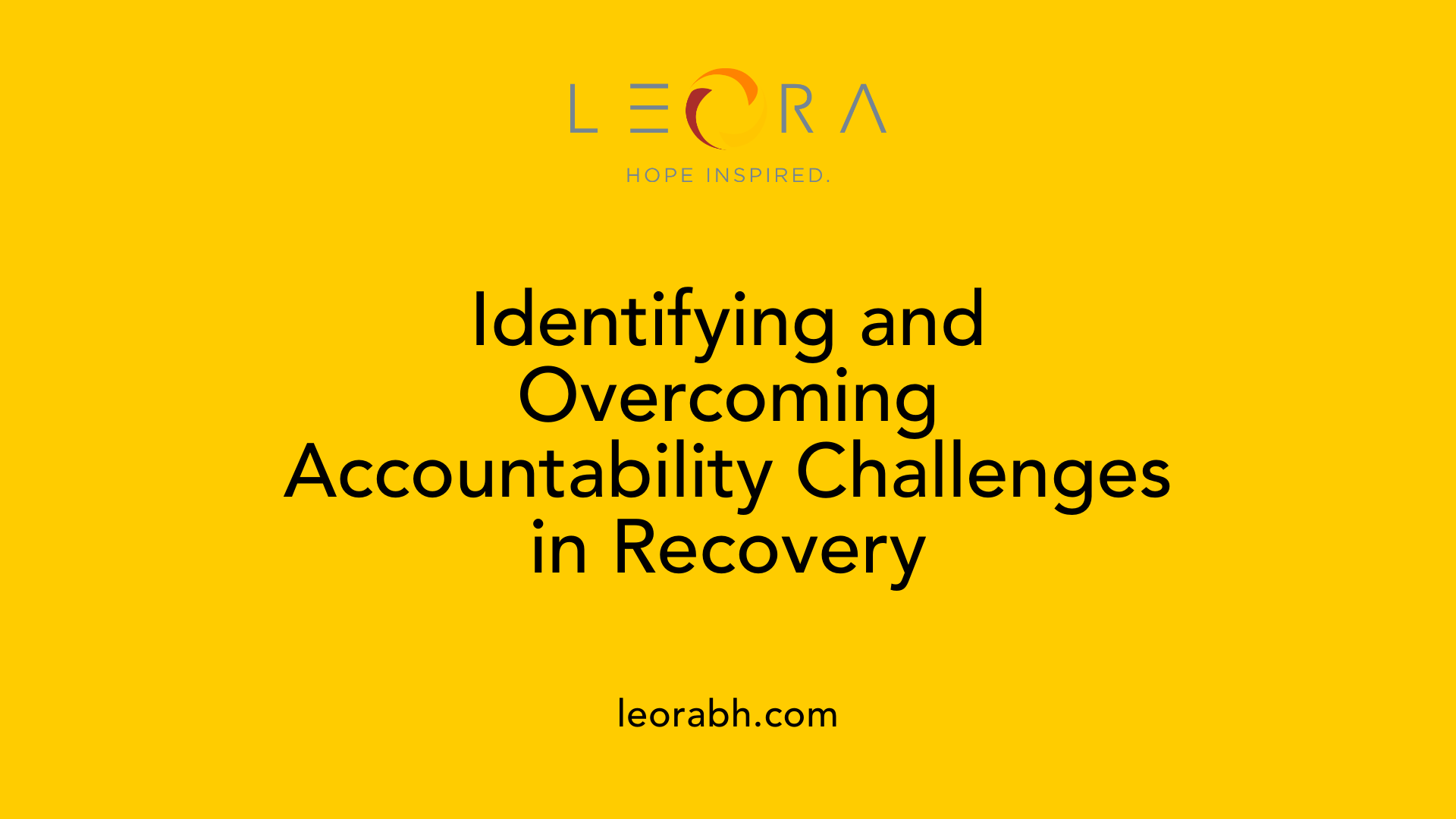 Identifying and Overcoming Accountability Challenges in Recovery