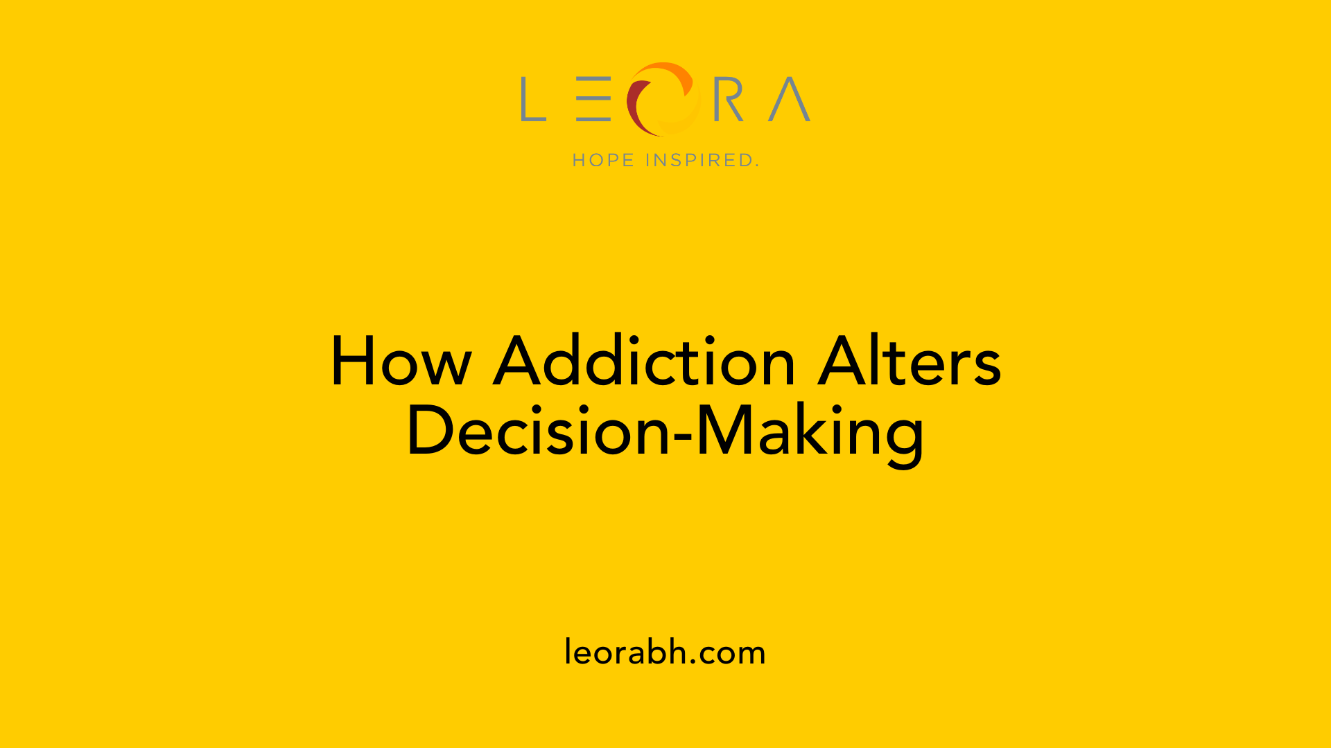 How Addiction Alters Decision-Making