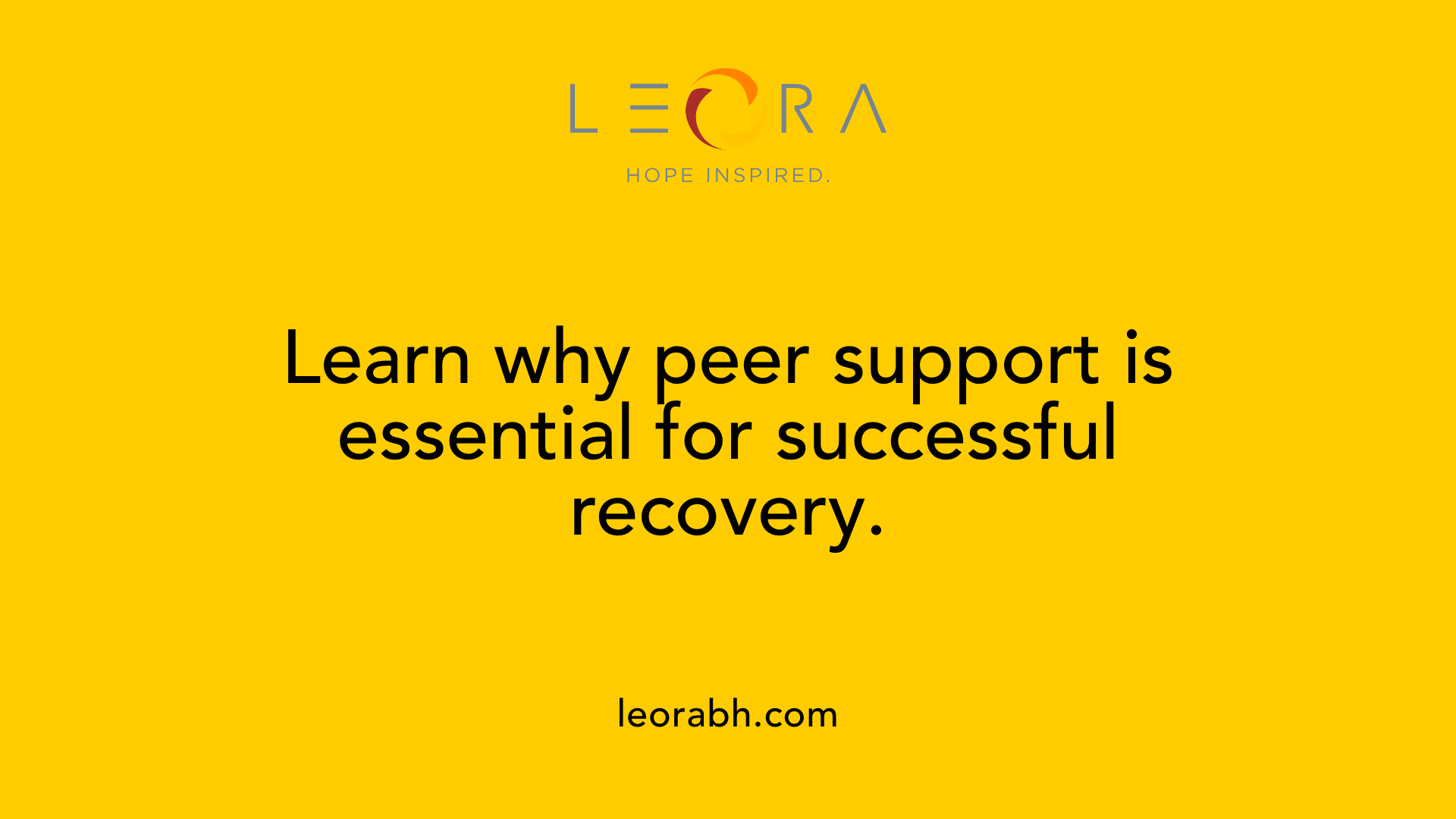 Learn why peer support is essential for successful recovery.