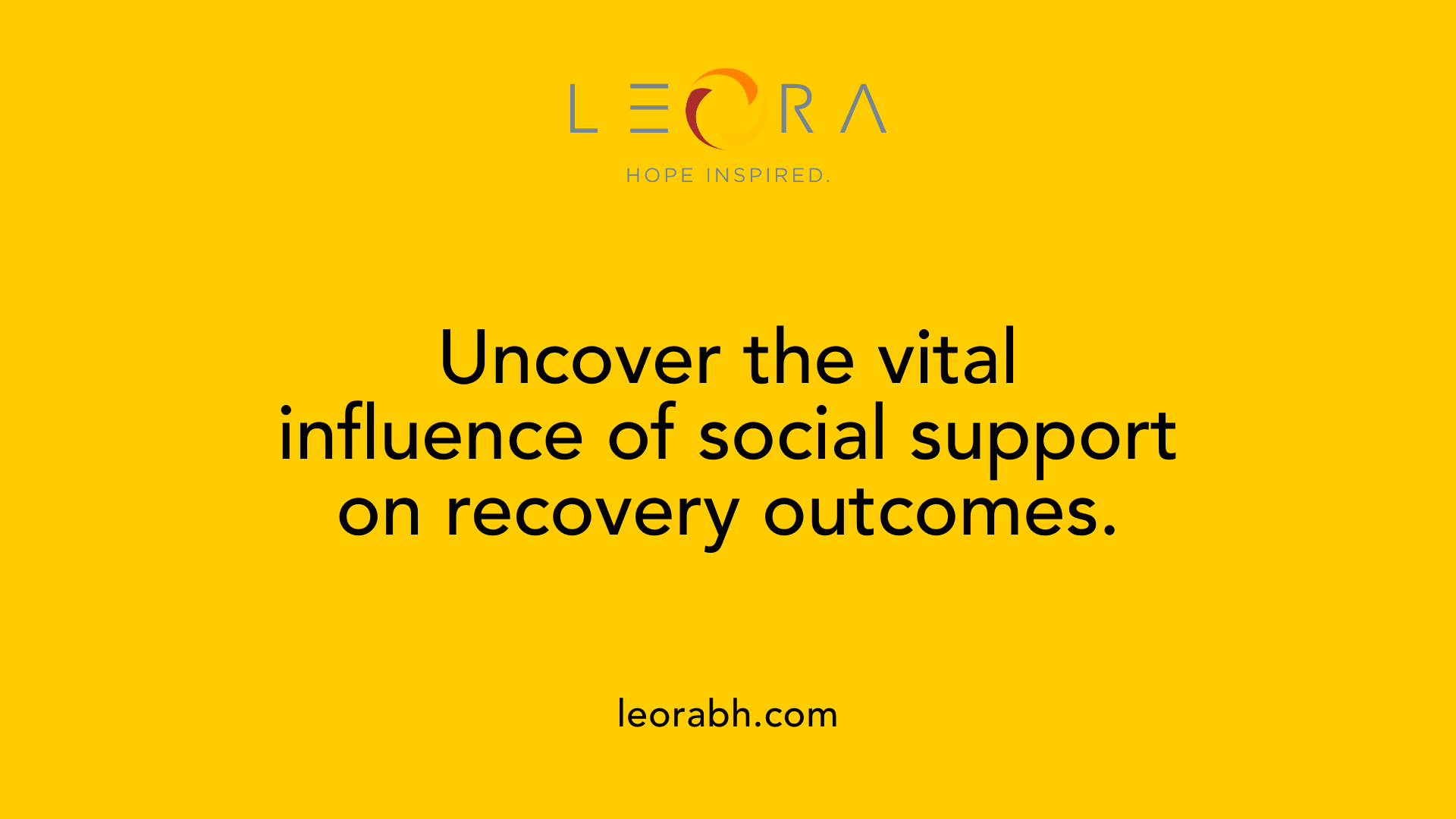 Uncover the vital influence of social support on recovery outcomes.